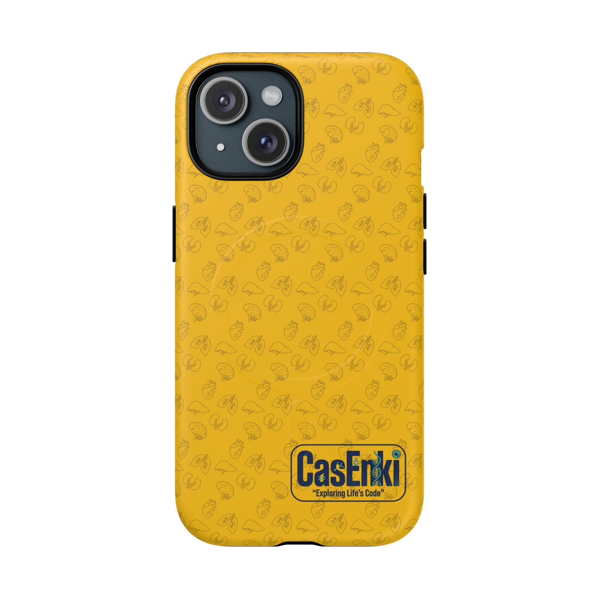Magnetic Tough Phone Case — Clear Protective Case with Subtle Pattern