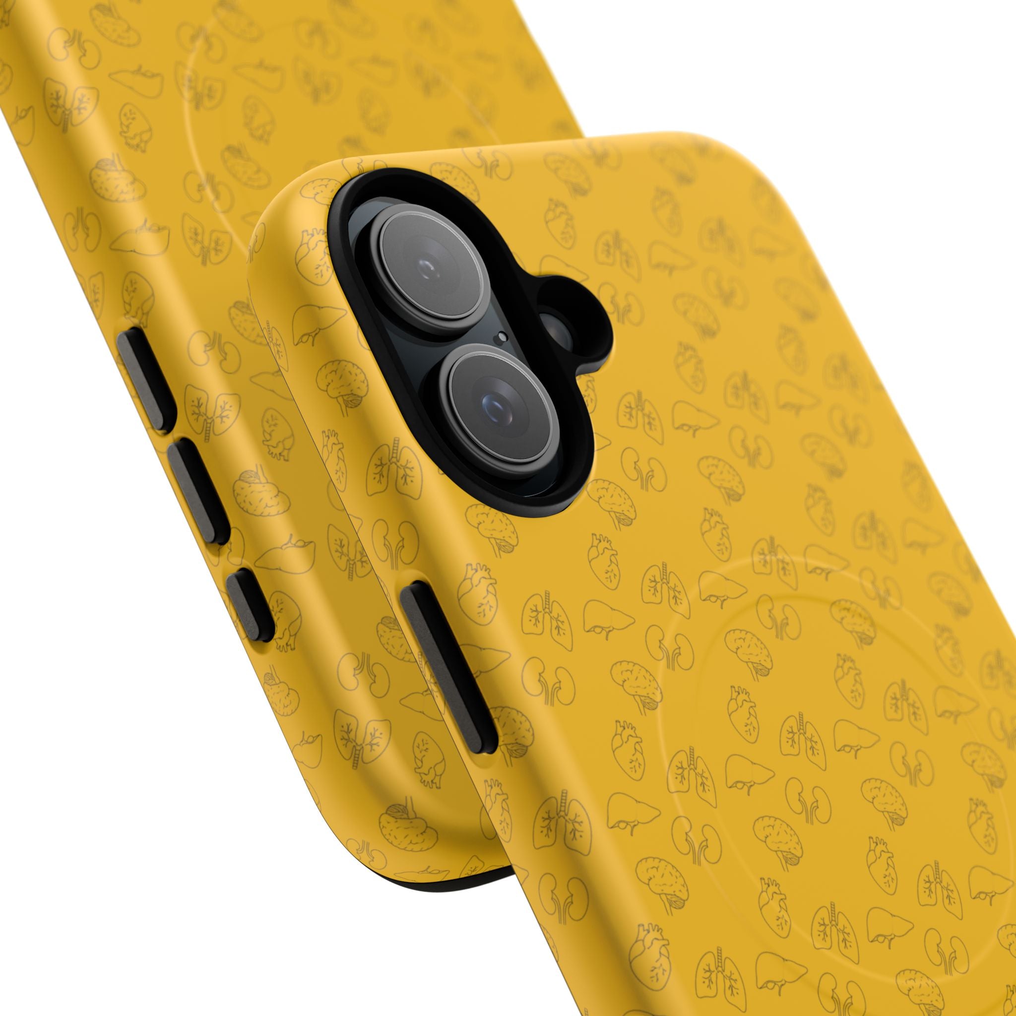 Magnetic Tough Phone Case — Clear Protective Case with Subtle Pattern