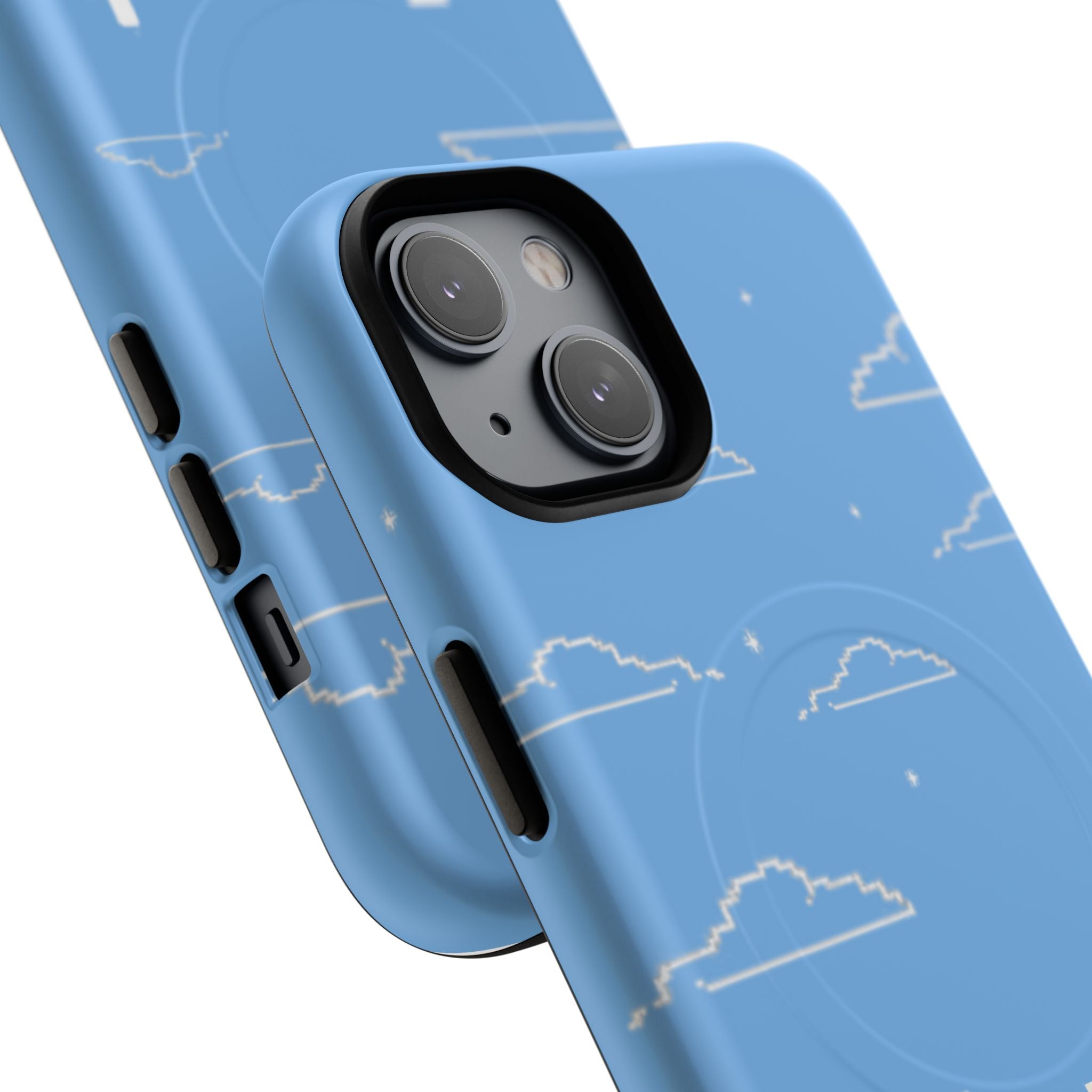 MEME004 iPhone Tough Magnetic Case — Pixel Runner Desert Design