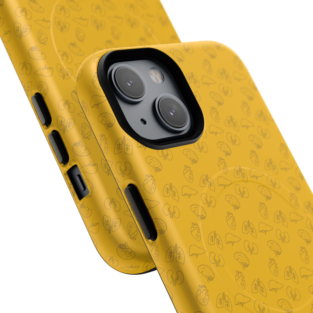 Magnetic Tough Phone Case — Clear Protective Case with Subtle Pattern