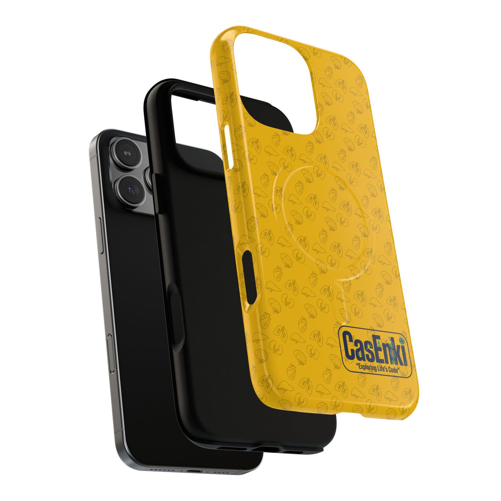Magnetic Tough Phone Case — Clear Protective Case with Subtle Pattern