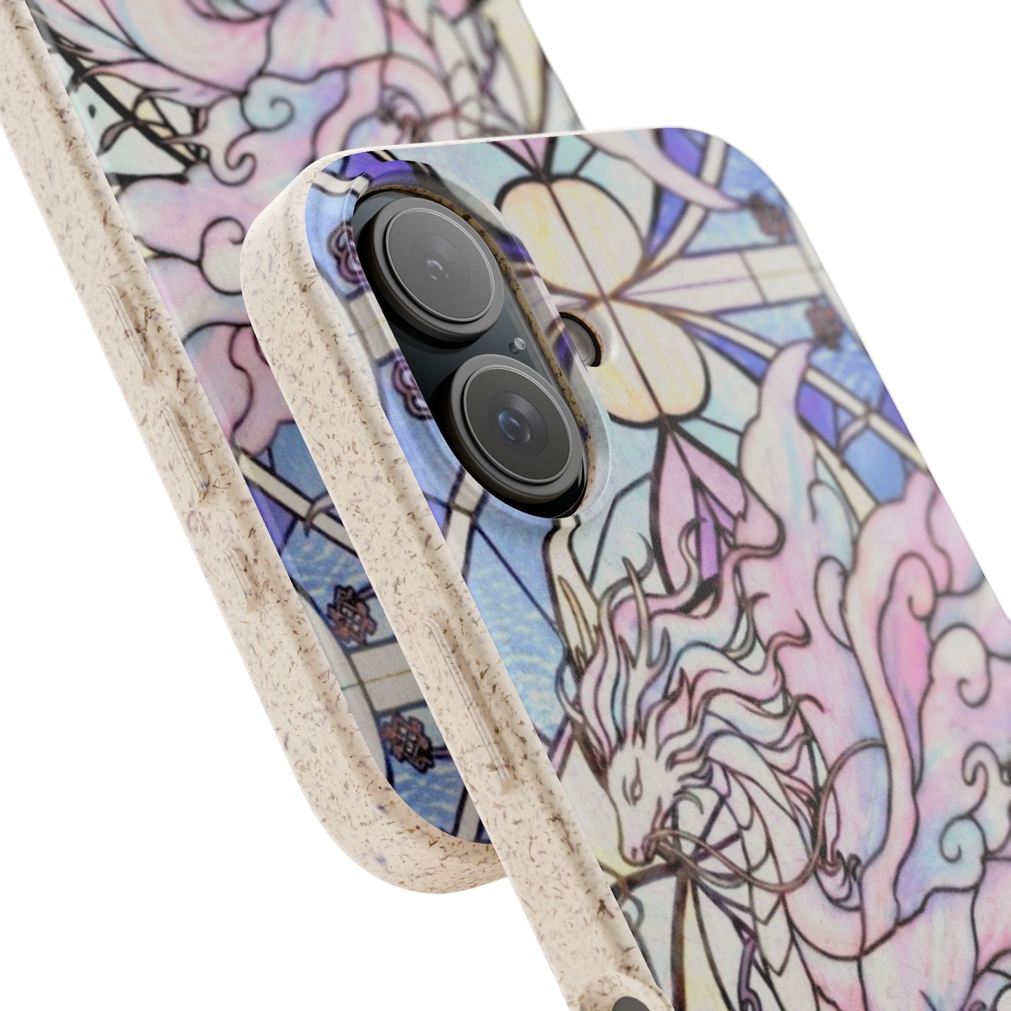 Special MOUMONS024 stained glass biodegradable Phone Case