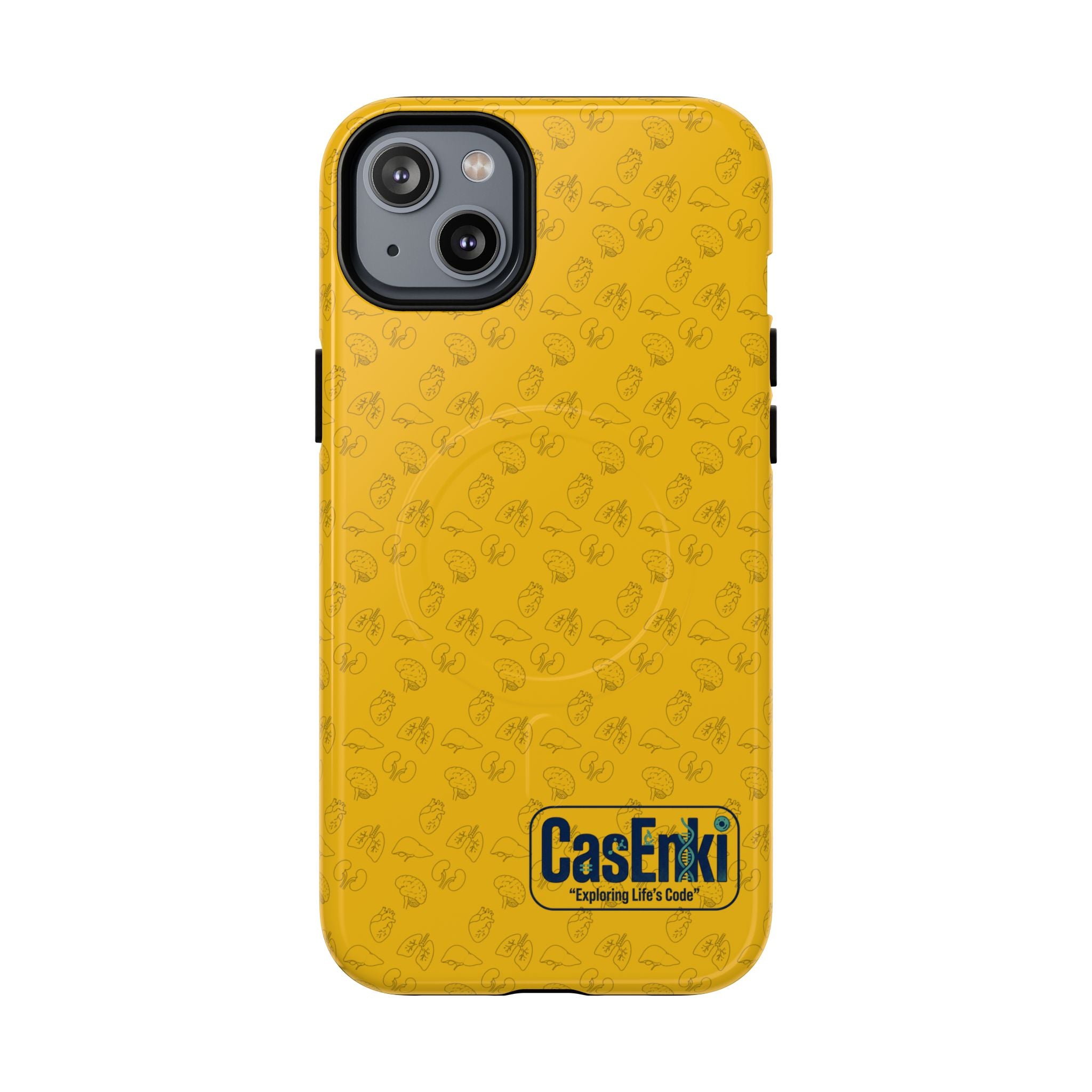 Magnetic Tough Phone Case — Clear Protective Case with Subtle Pattern