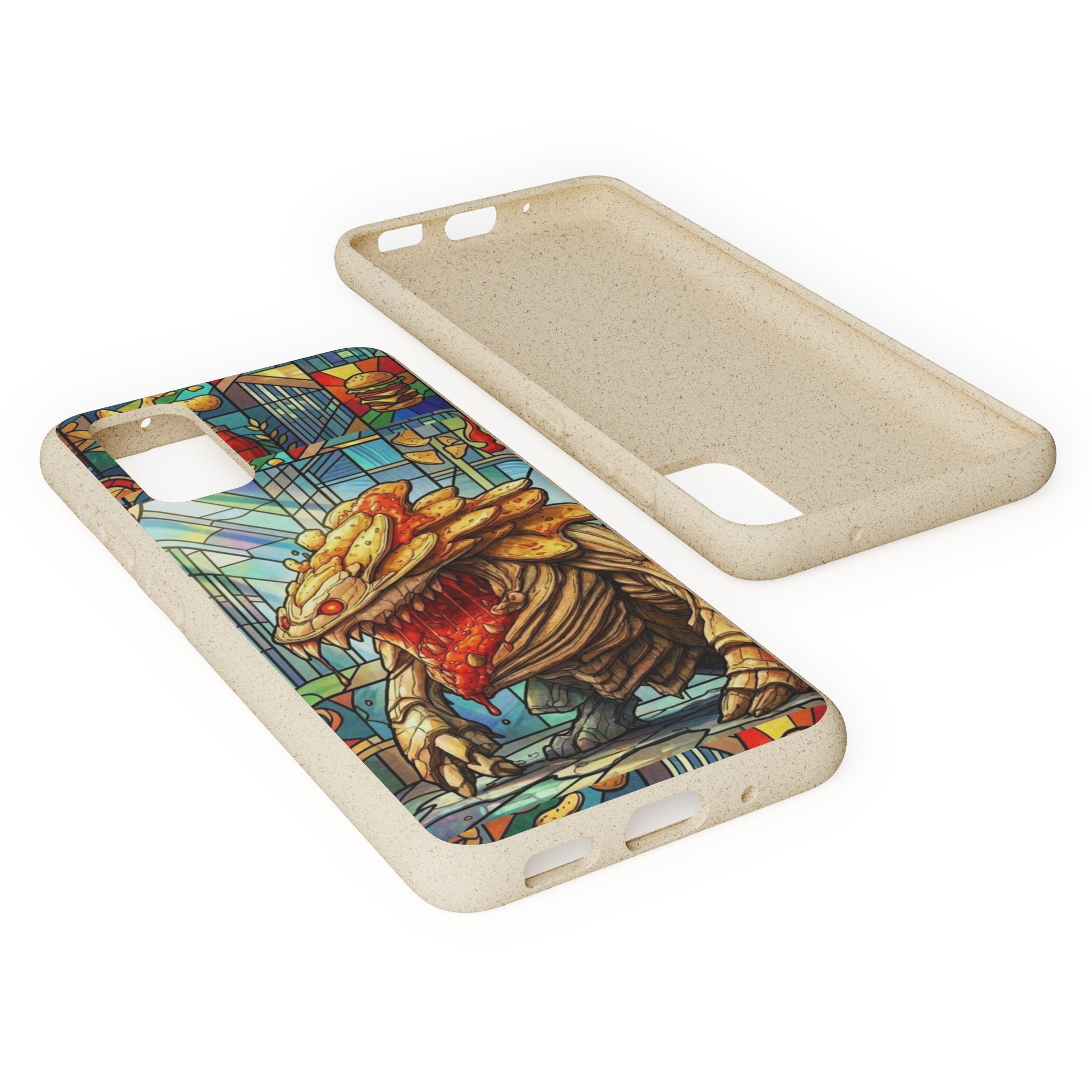 Special MOUMONS006 stained glass Biodegradable Phone Case