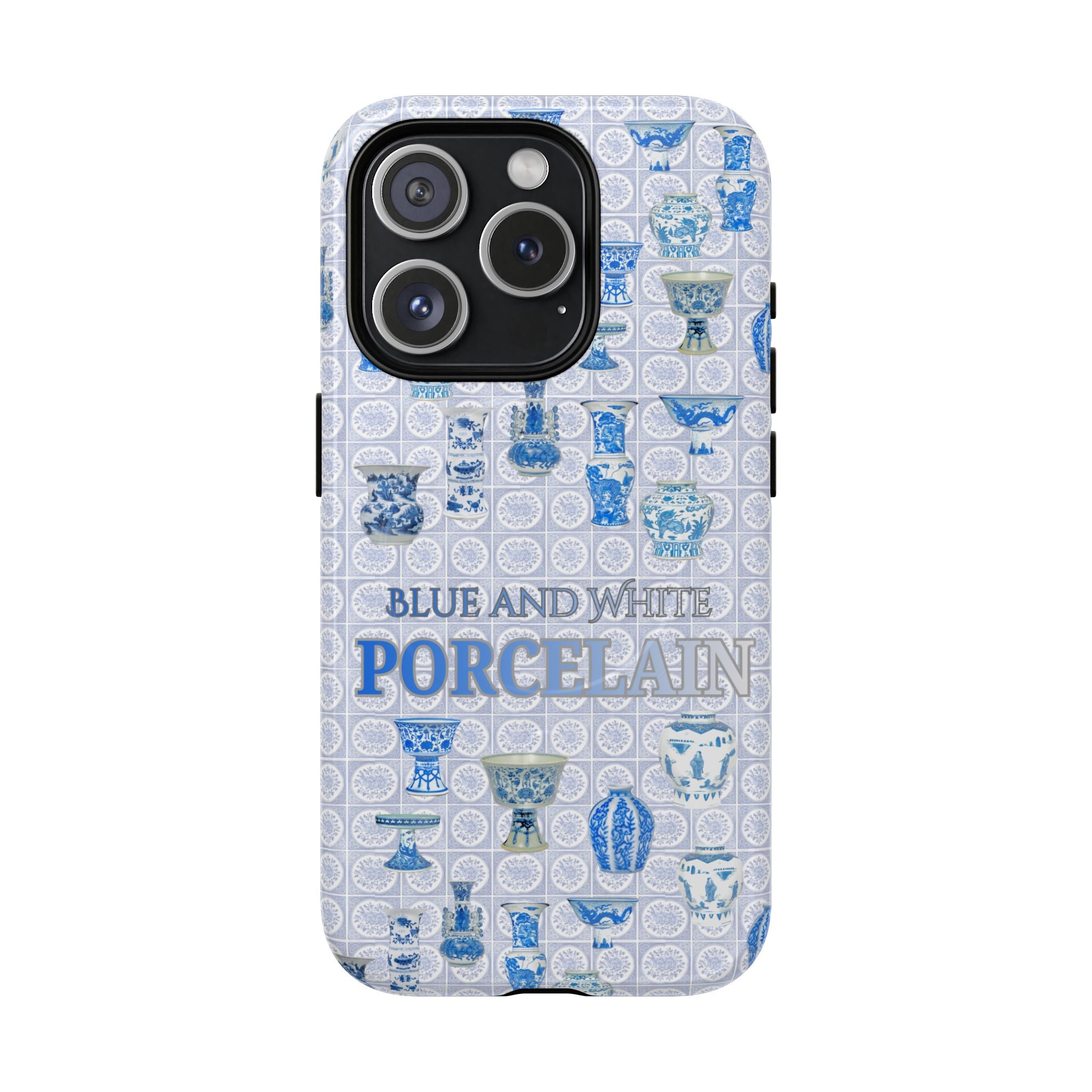 MEHIST004 Blue & White Porcelain Magnetic Tough Phone Case