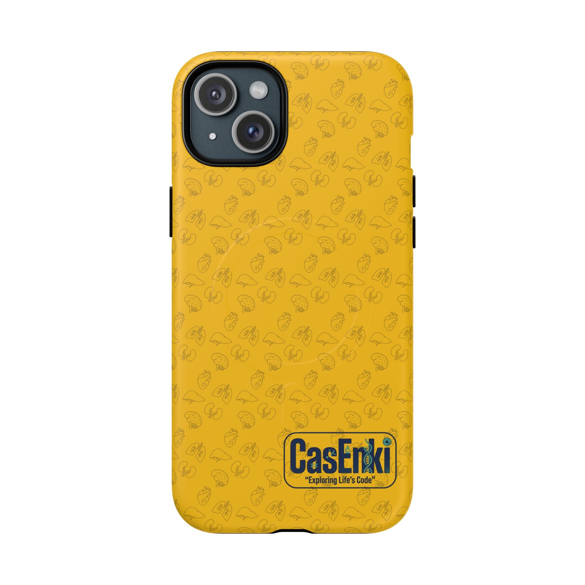 Magnetic Tough Phone Case — Clear Protective Case with Subtle Pattern
