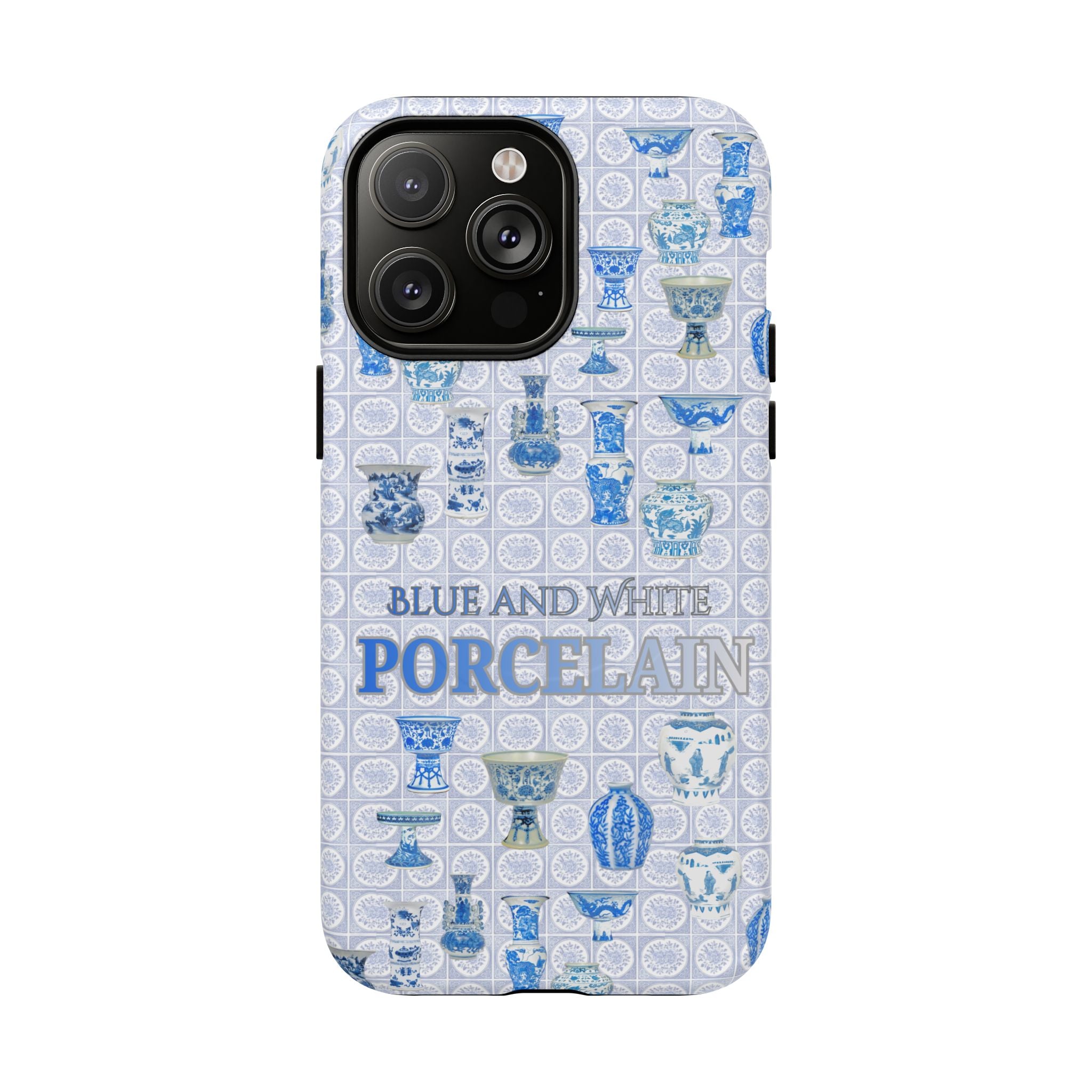 MEHIST004 Blue & White Porcelain Magnetic Tough Phone Case