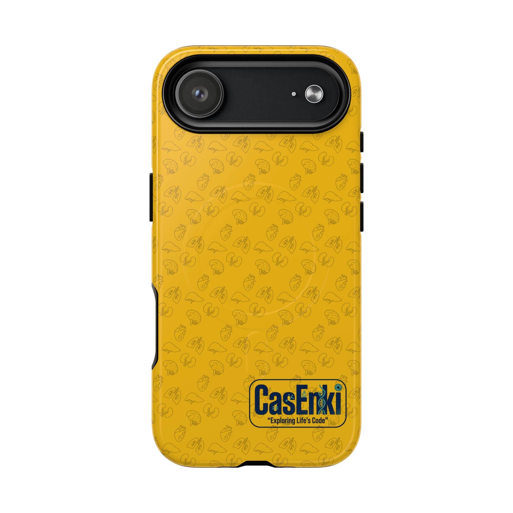 Magnetic Tough Phone Case — Clear Protective Case with Subtle Pattern