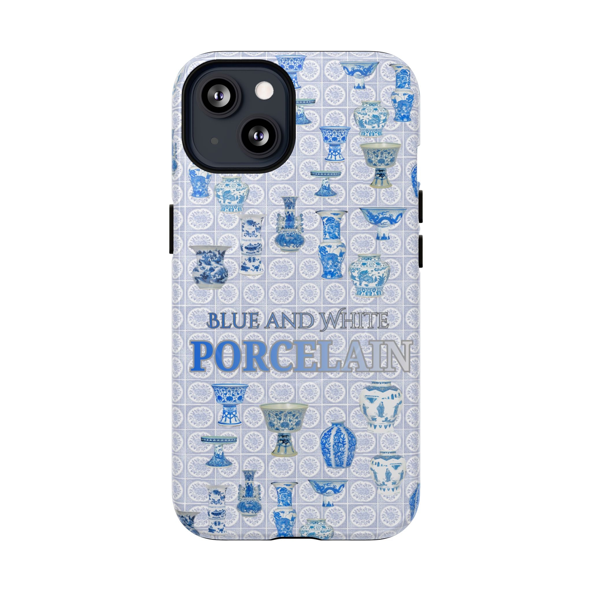 MEHIST004 Blue & White Porcelain Magnetic Tough Phone Case