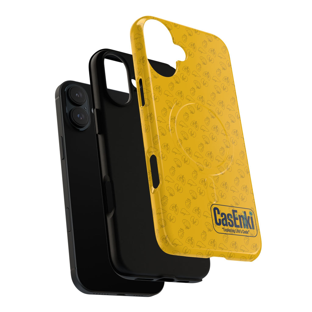 Magnetic Tough Phone Case — Clear Protective Case with Subtle Pattern