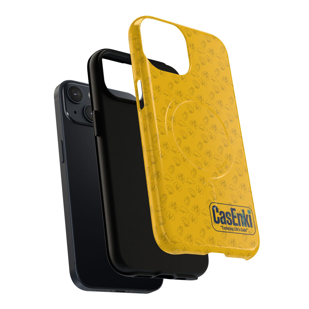 Magnetic Tough Phone Case — Clear Protective Case with Subtle Pattern