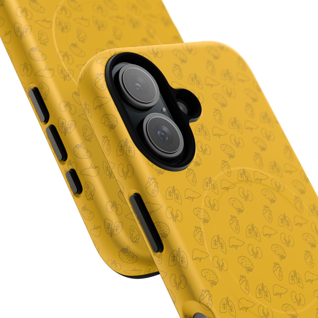 Magnetic Tough Phone Case — Clear Protective Case with Subtle Pattern