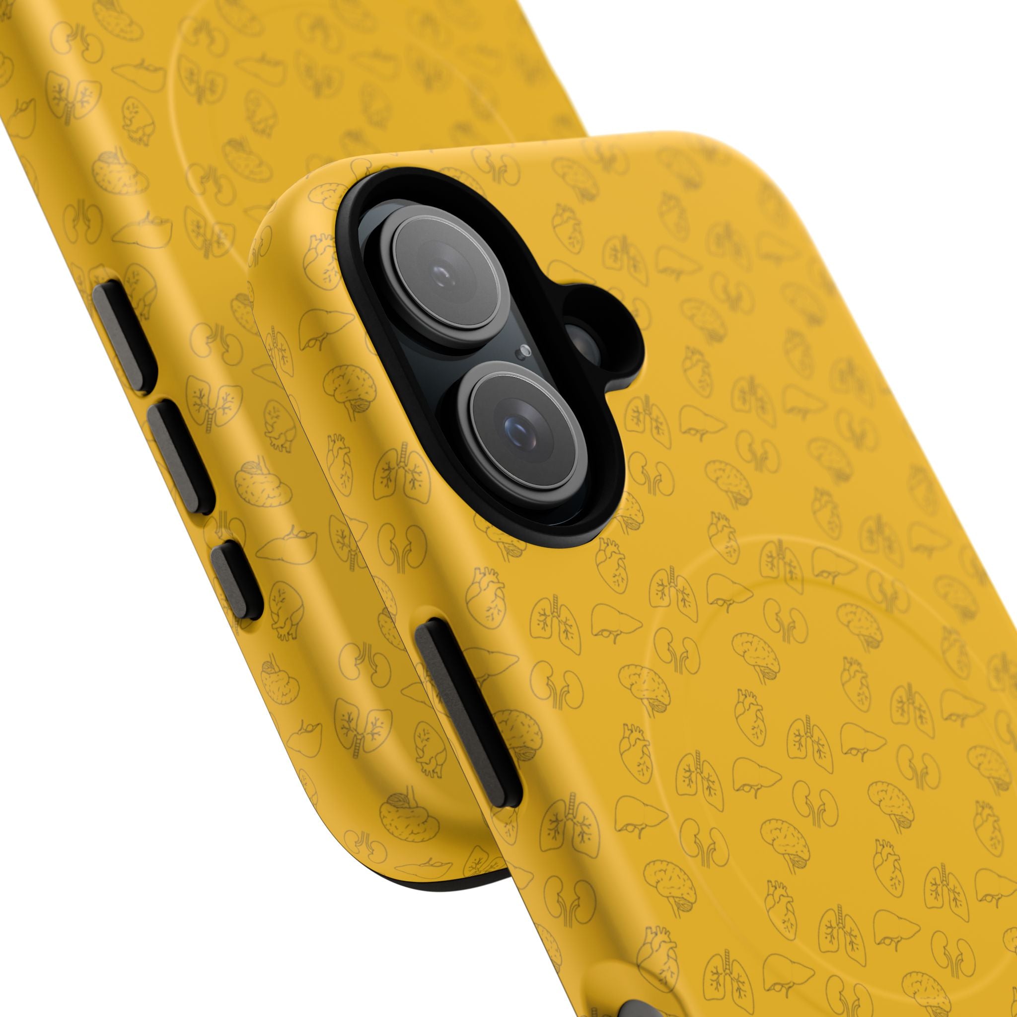 Magnetic Tough Phone Case — Clear Protective Case with Subtle Pattern