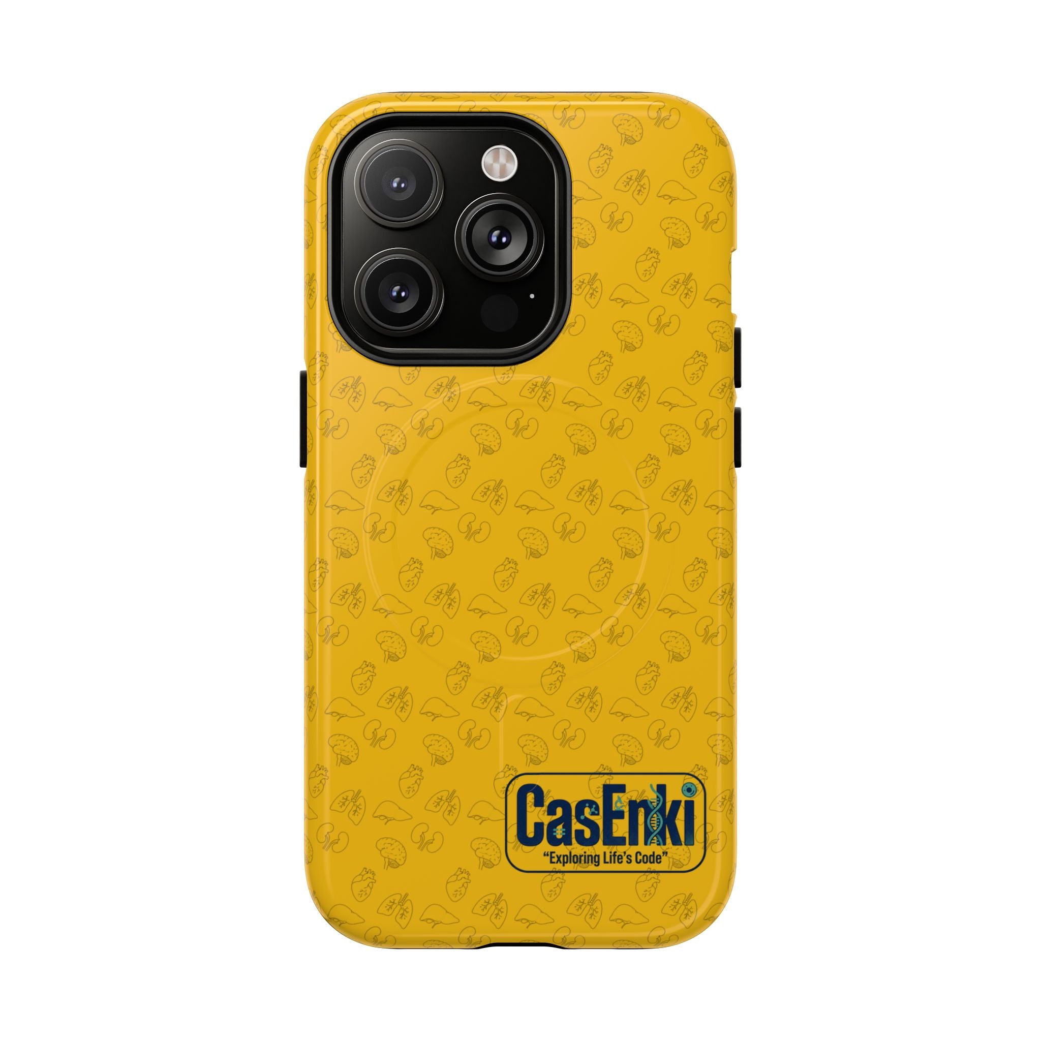 Magnetic Tough Phone Case — Clear Protective Case with Subtle Pattern