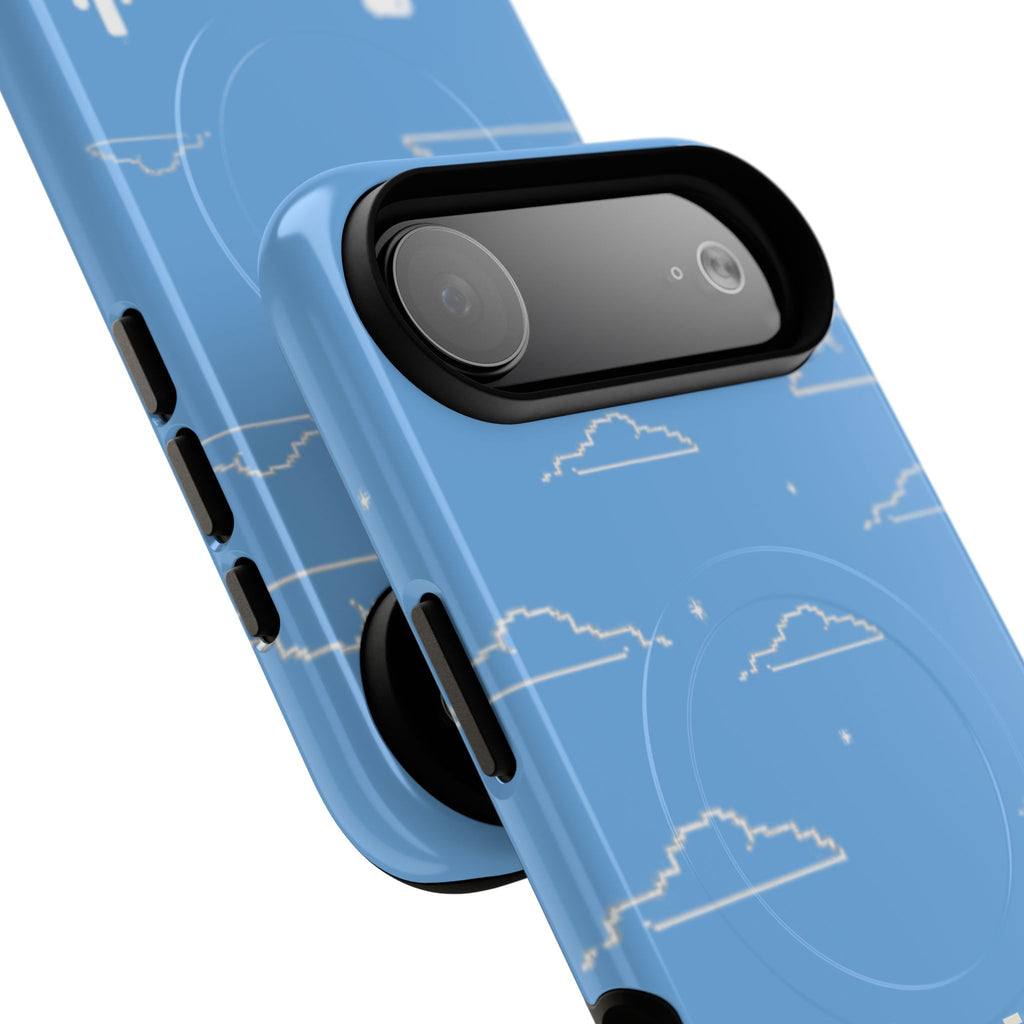 MEME004 iPhone Tough Magnetic Case — Pixel Runner Desert Design
