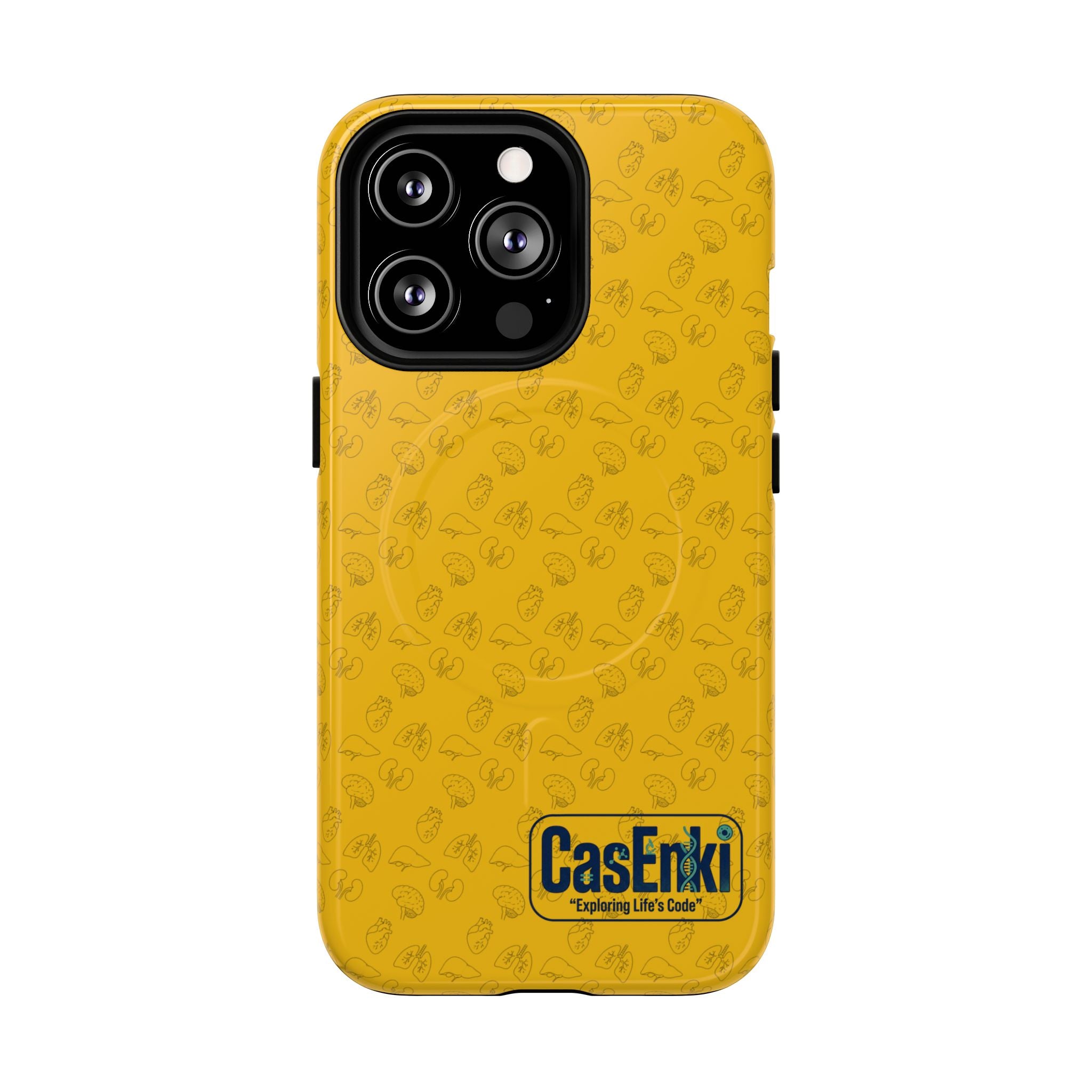 Magnetic Tough Phone Case — Clear Protective Case with Subtle Pattern