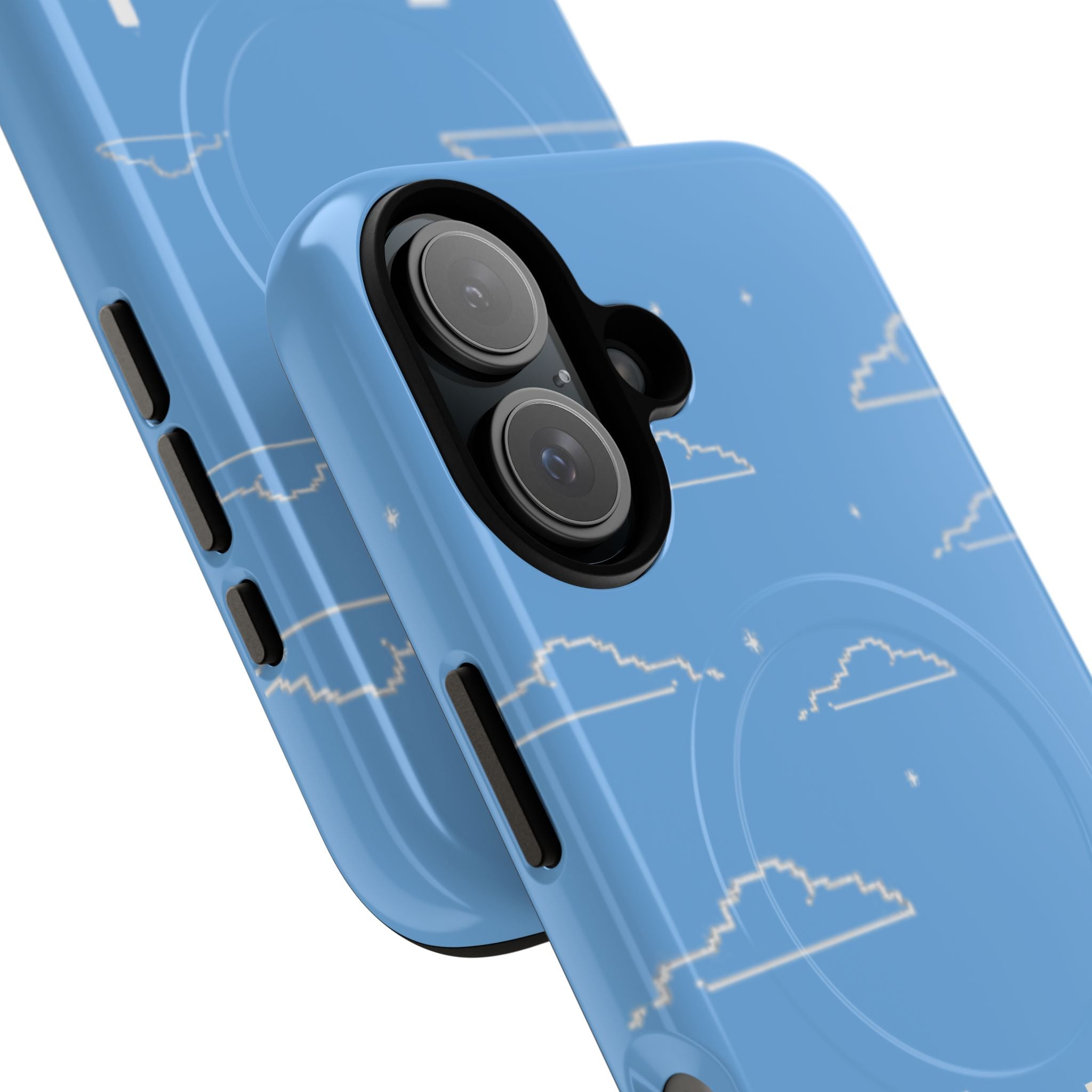 MEME004 iPhone Tough Magnetic Case — Pixel Runner Desert Design