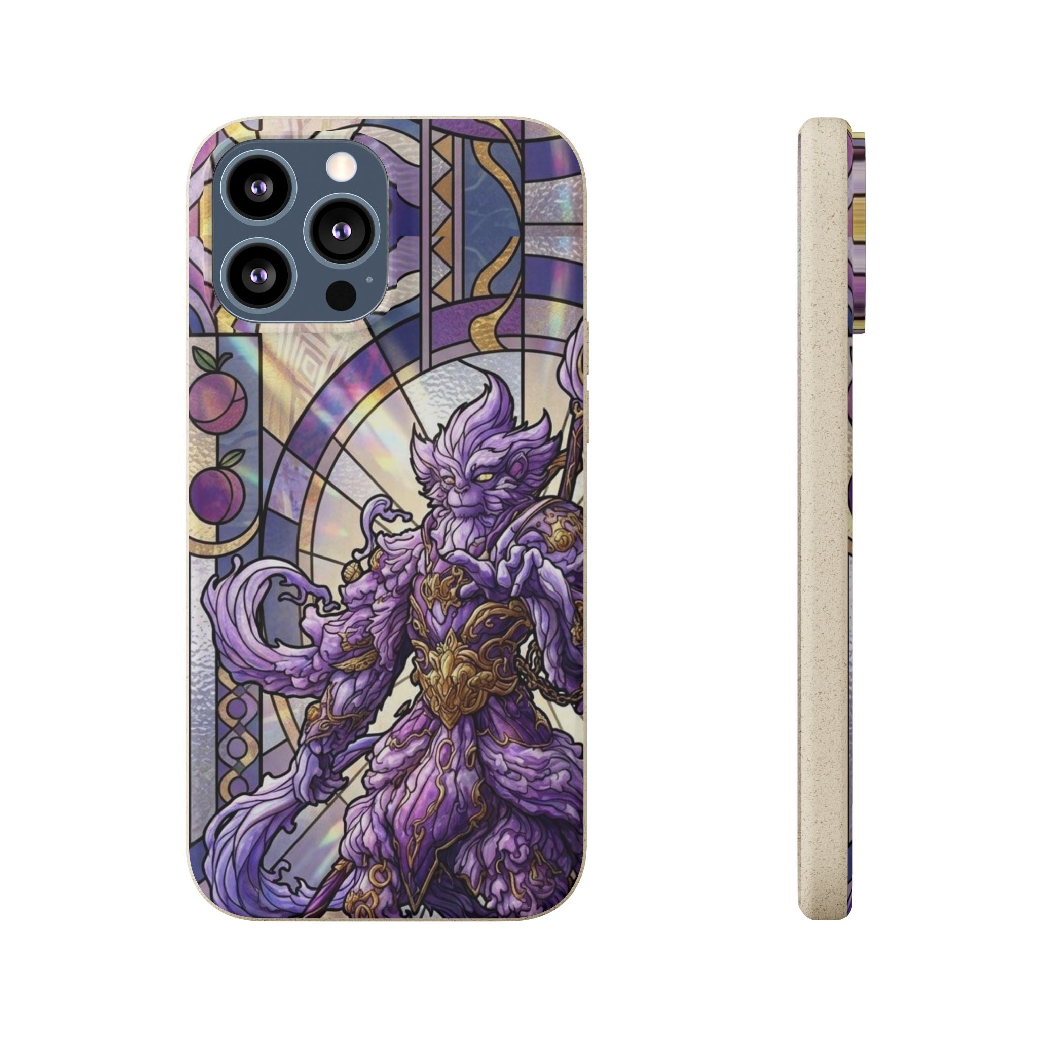 Special MOUMONS003 stained glass Biodegradable Phone Case