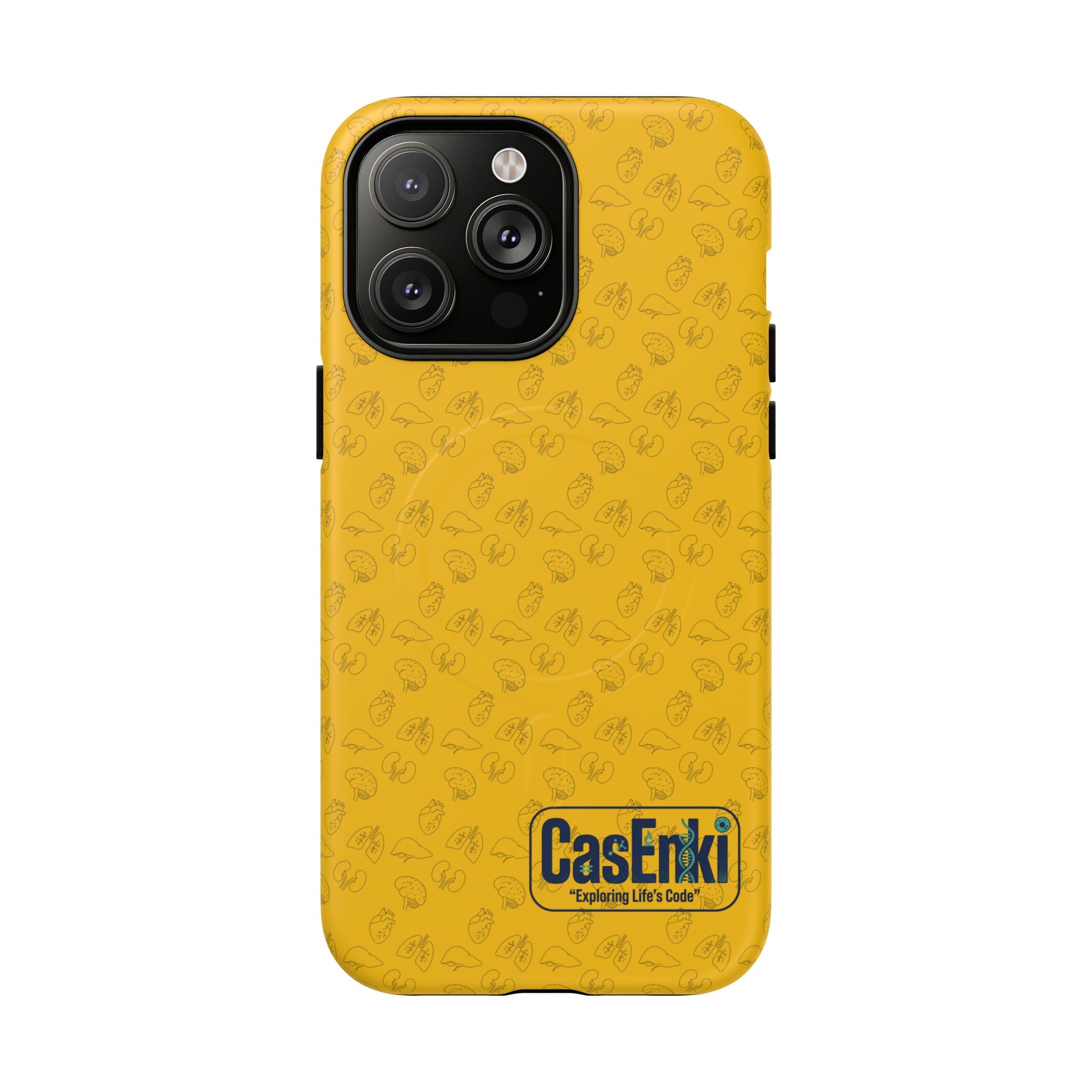 Magnetic Tough Phone Case — Clear Protective Case with Subtle Pattern