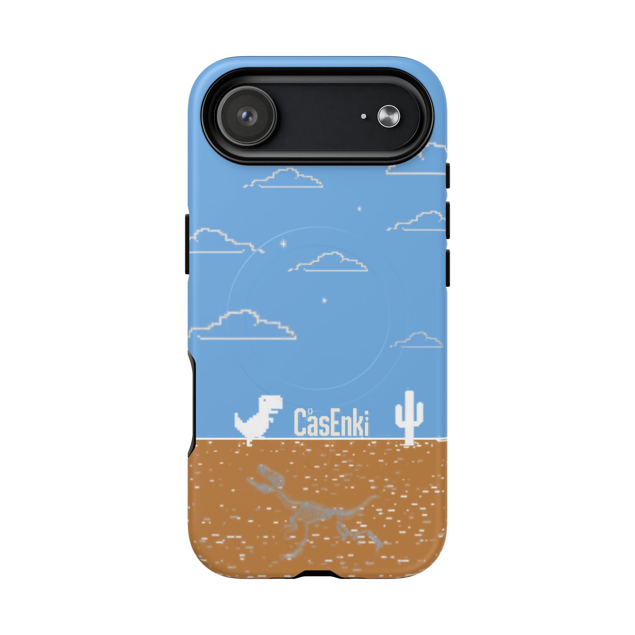 MEME004 iPhone Tough Magnetic Case — Pixel Runner Desert Design