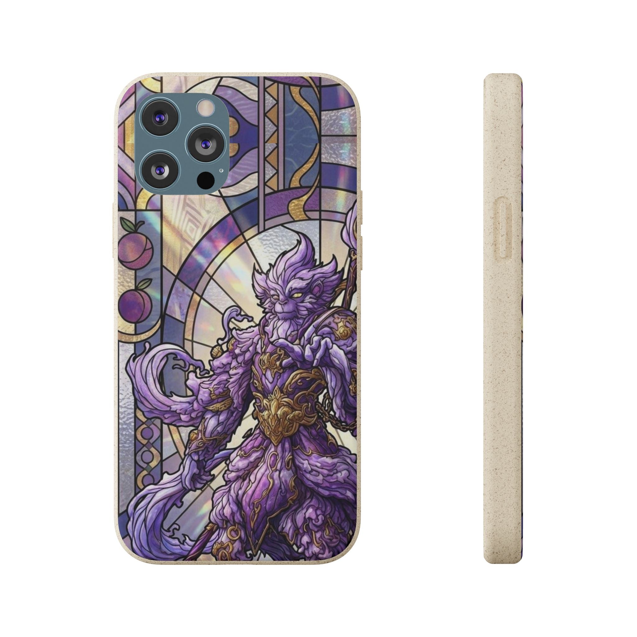 Special MOUMONS003 stained glass Biodegradable Phone Case