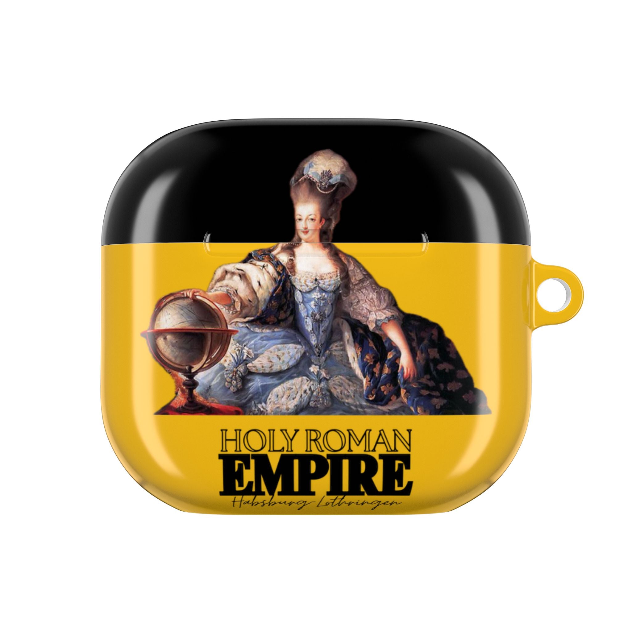 POD002 Vintage Royal Portrait & Imperial Crest Silicone Cover