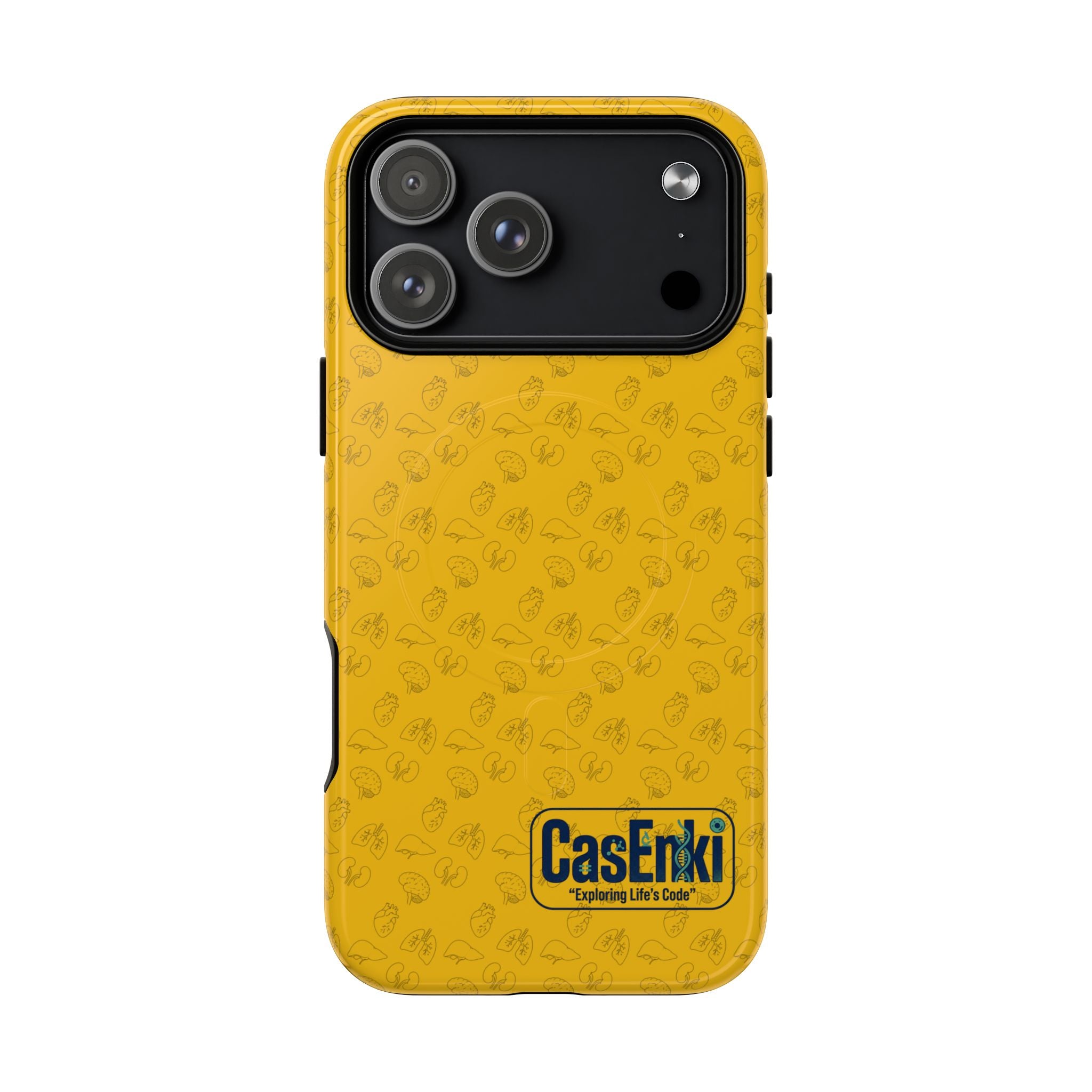 Magnetic Tough Phone Case — Clear Protective Case with Subtle Pattern