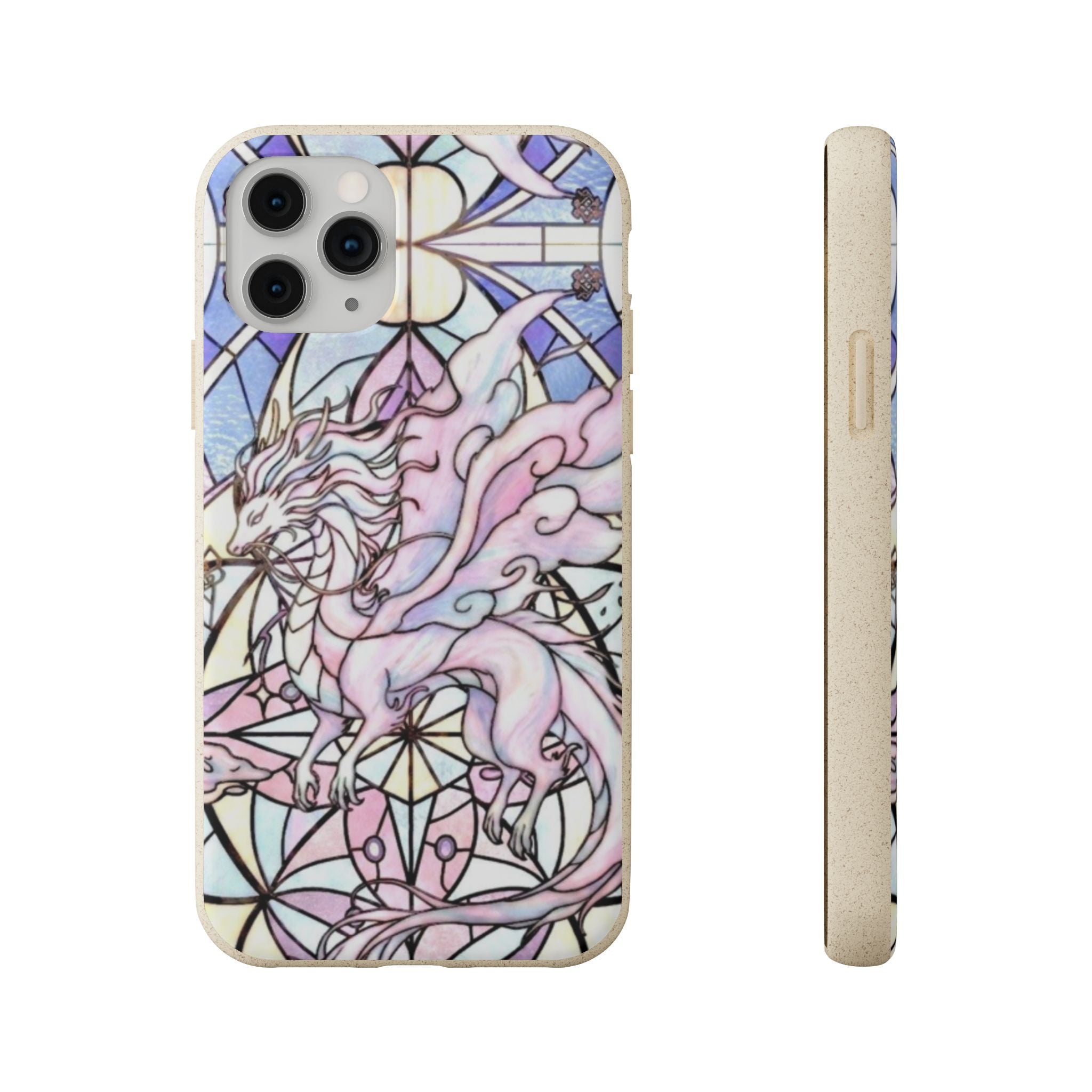 Special MOUMONS024 stained glass biodegradable Phone Case