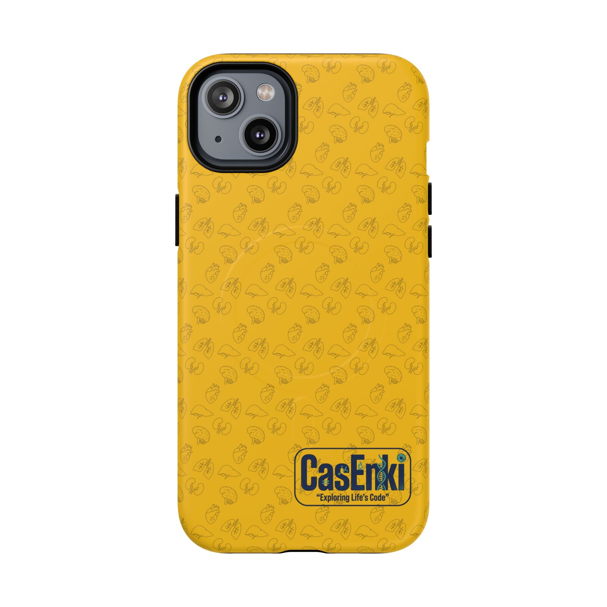 Magnetic Tough Phone Case — Clear Protective Case with Subtle Pattern