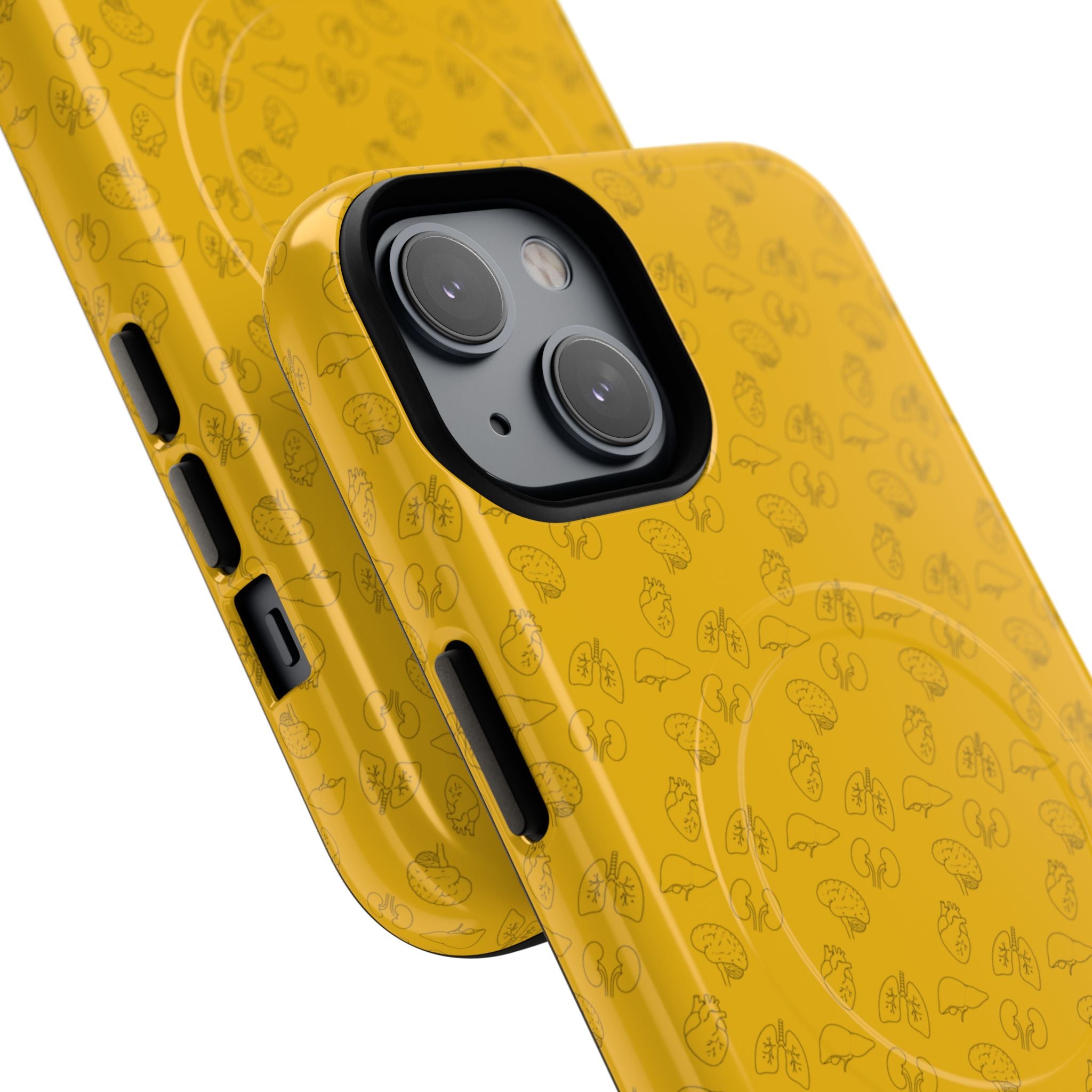 Magnetic Tough Phone Case — Clear Protective Case with Subtle Pattern