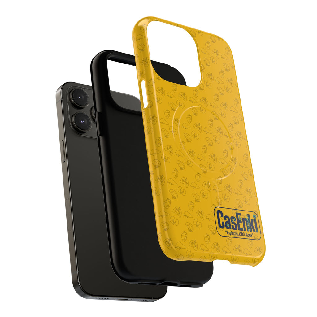Magnetic Tough Phone Case — Clear Protective Case with Subtle Pattern