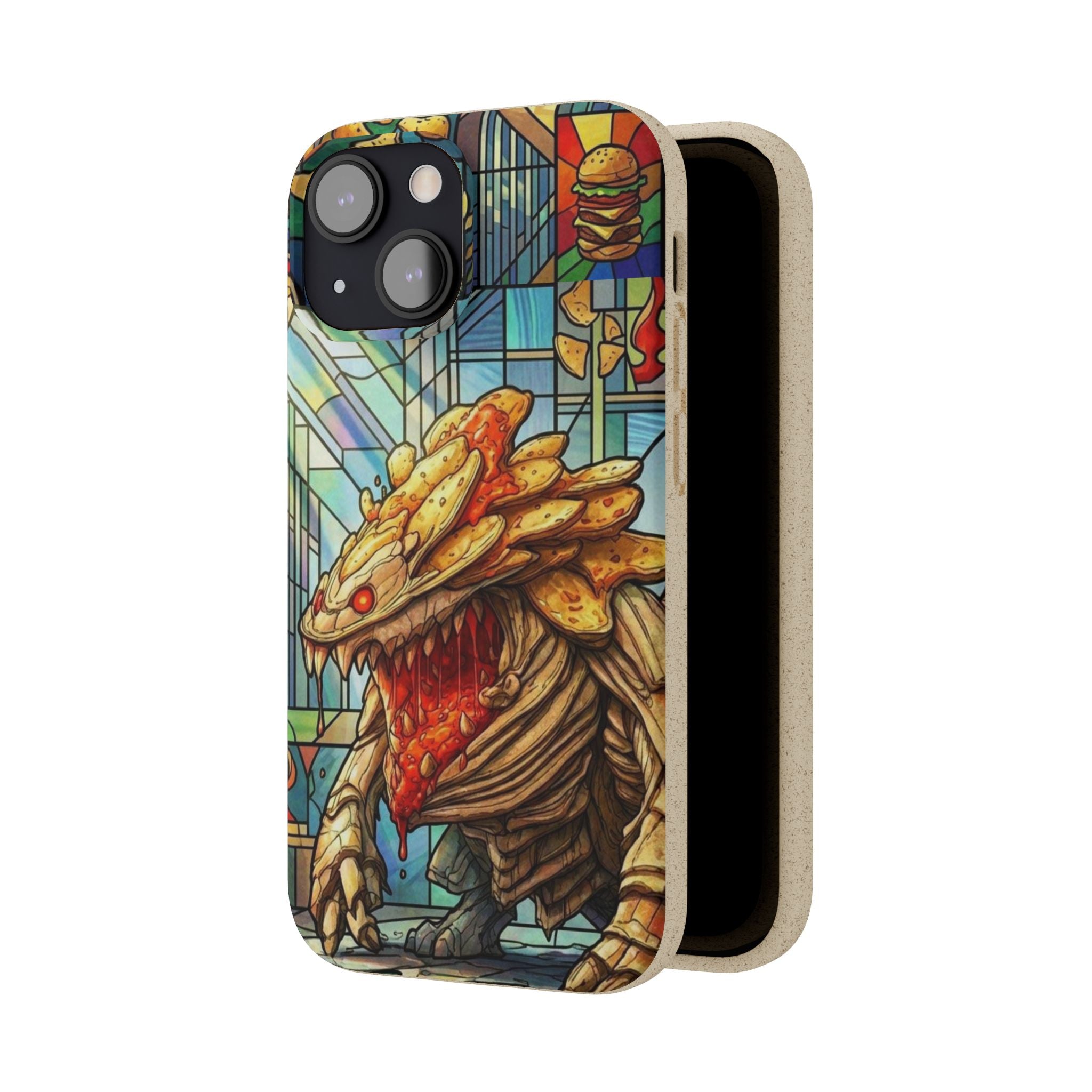 Special MOUMONS006 stained glass Biodegradable Phone Case