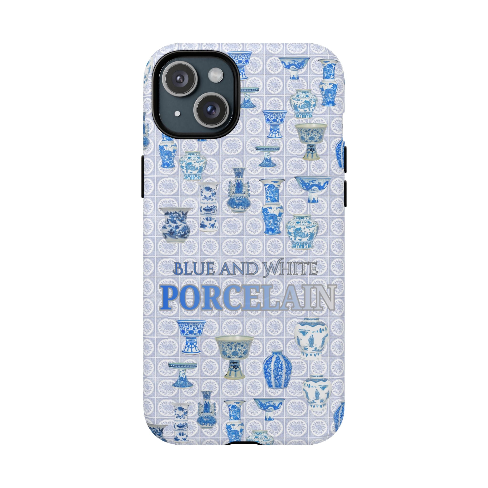 MEHIST004 Blue & White Porcelain Magnetic Tough Phone Case