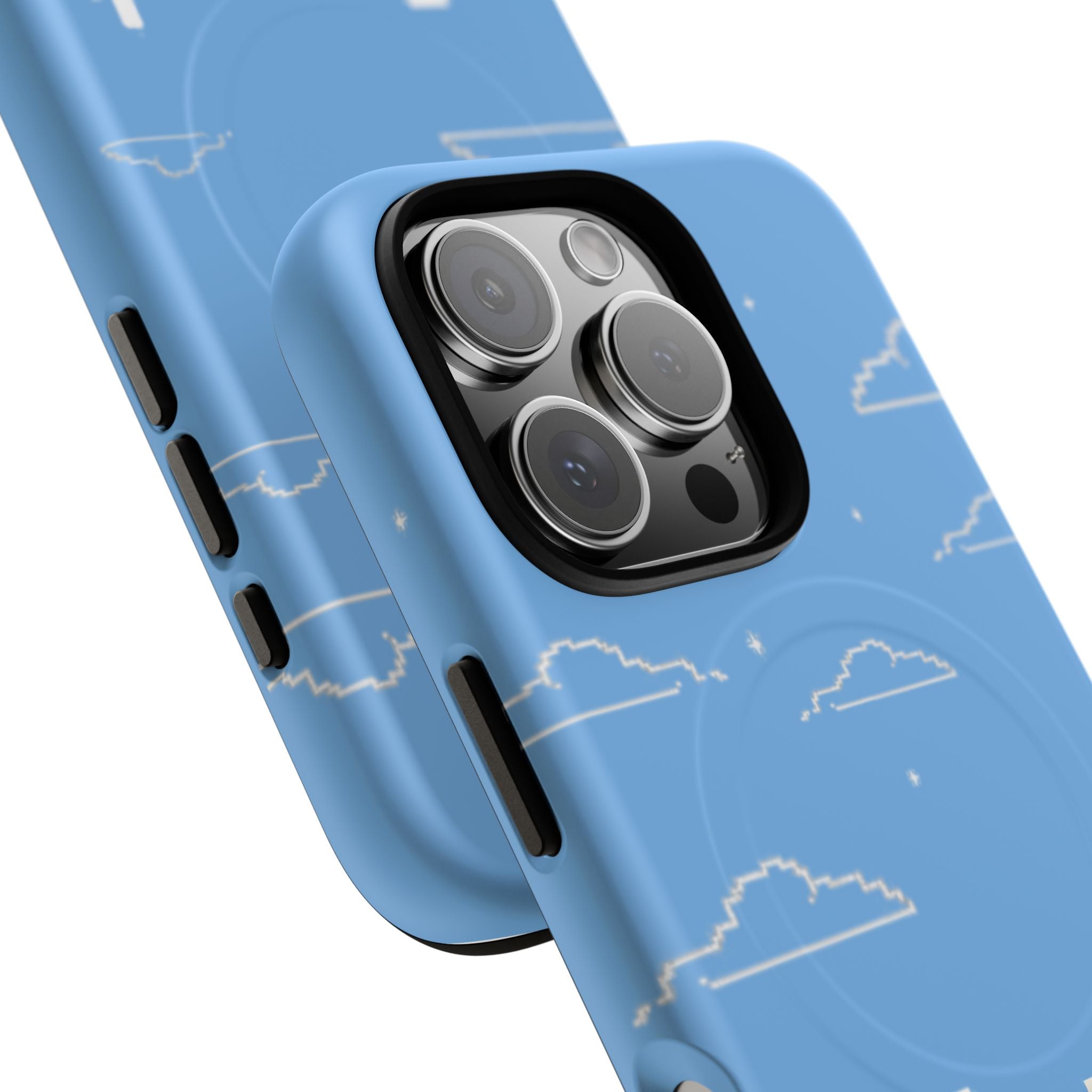 MEME004 iPhone Tough Magnetic Case — Pixel Runner Desert Design