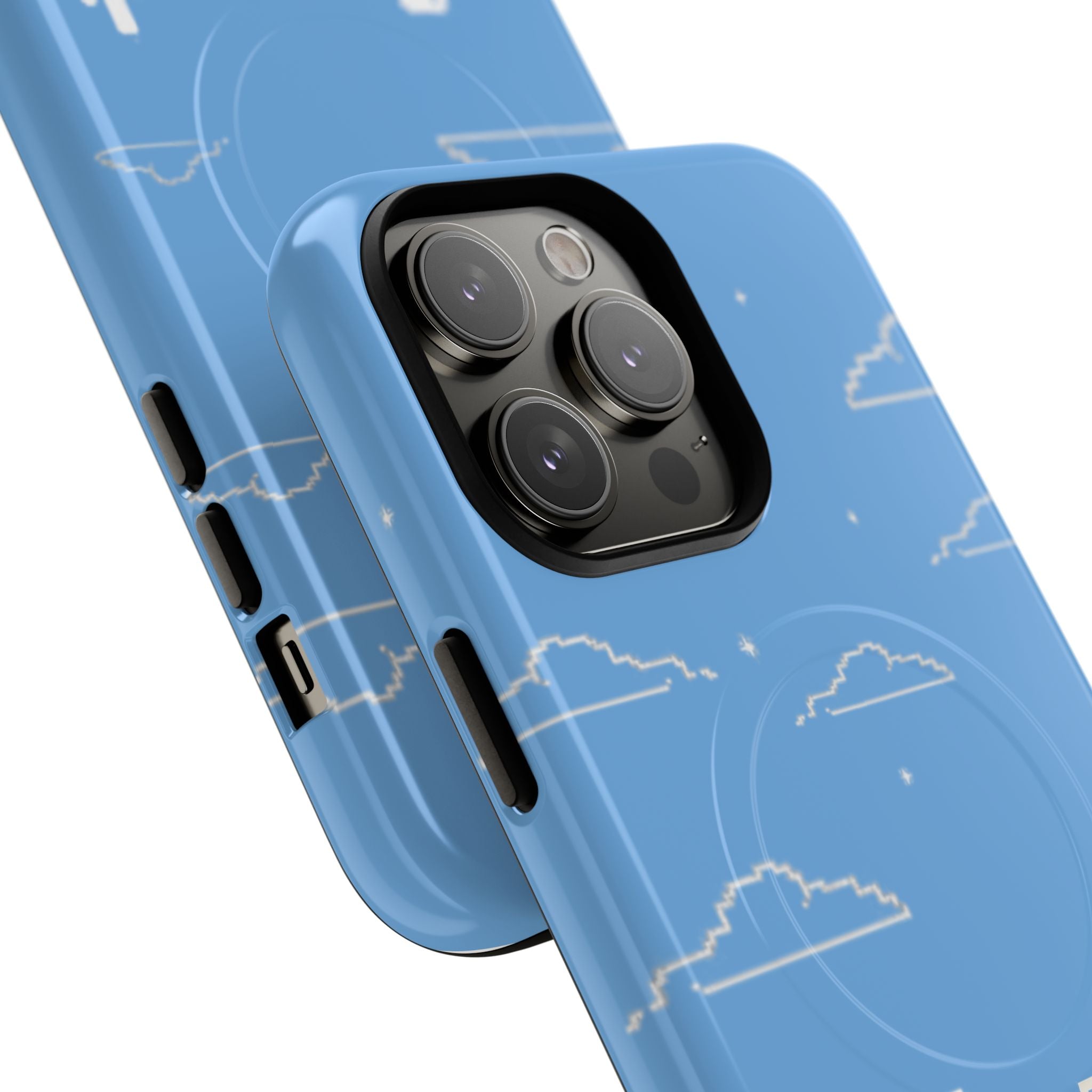 MEME004 iPhone Tough Magnetic Case — Pixel Runner Desert Design