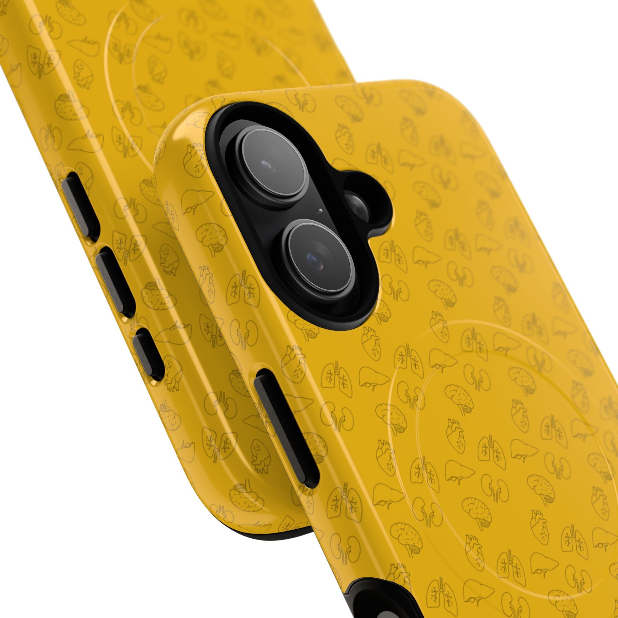 Magnetic Tough Phone Case — Clear Protective Case with Subtle Pattern