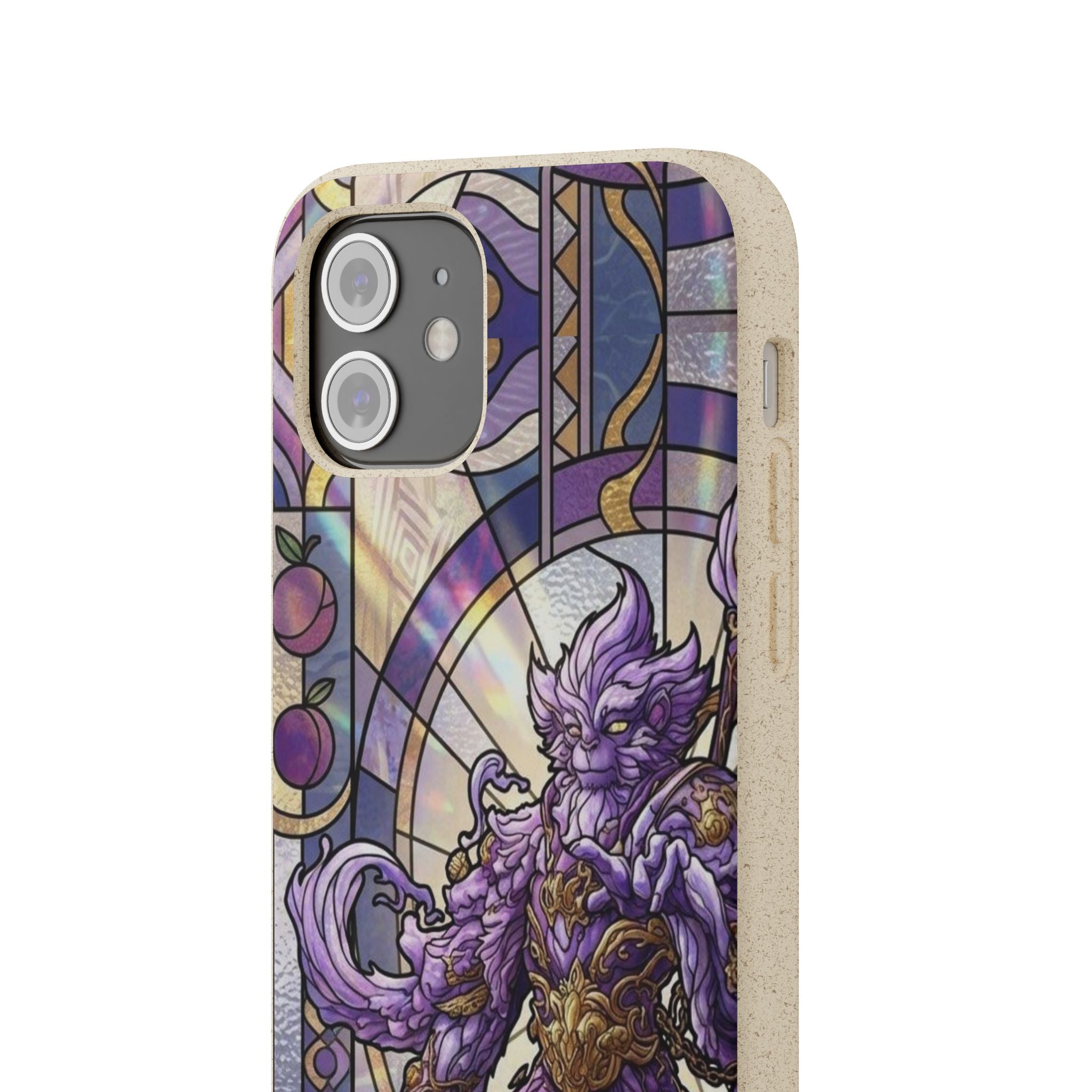 Special MOUMONS003 stained glass Biodegradable Phone Case