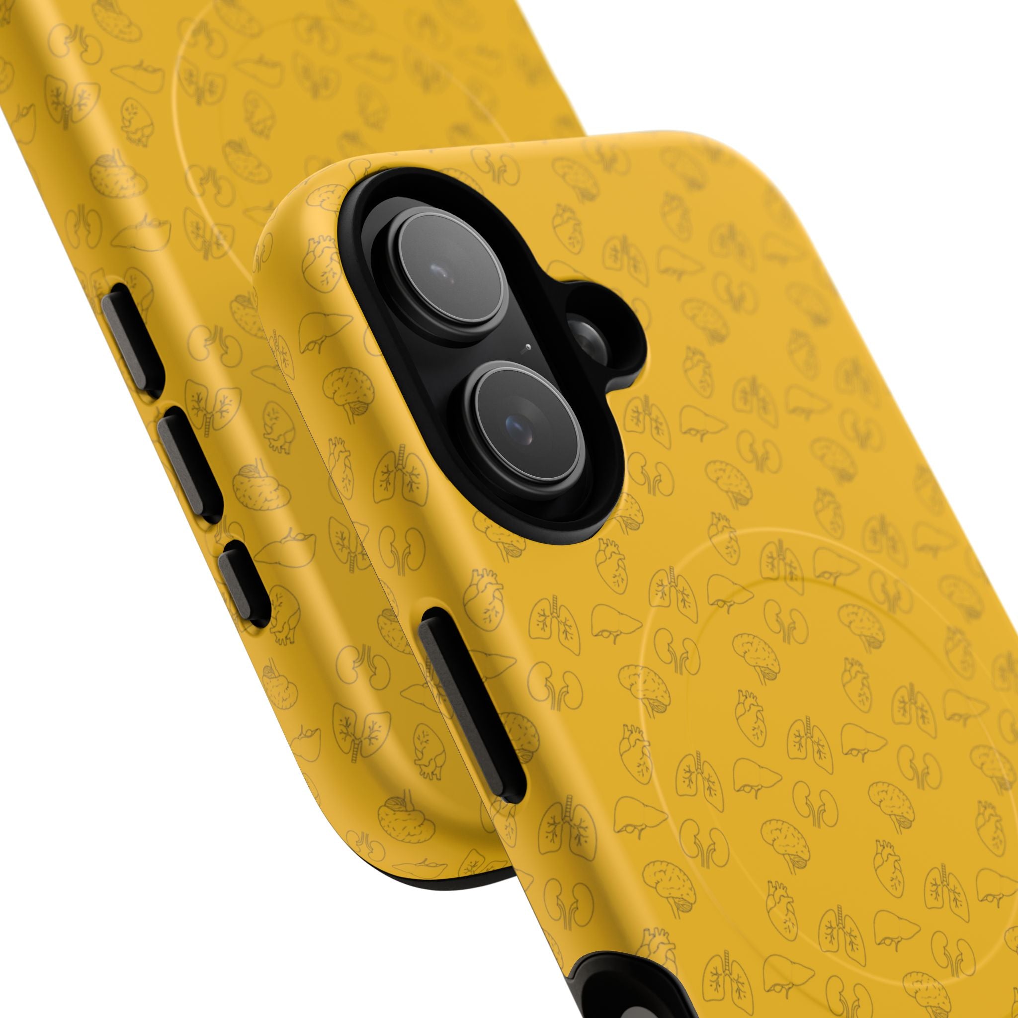 Magnetic Tough Phone Case — Clear Protective Case with Subtle Pattern