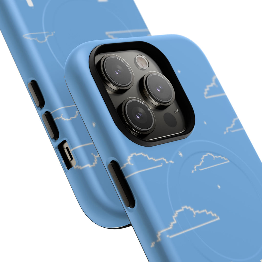 MEME004 iPhone Tough Magnetic Case — Pixel Runner Desert Design
