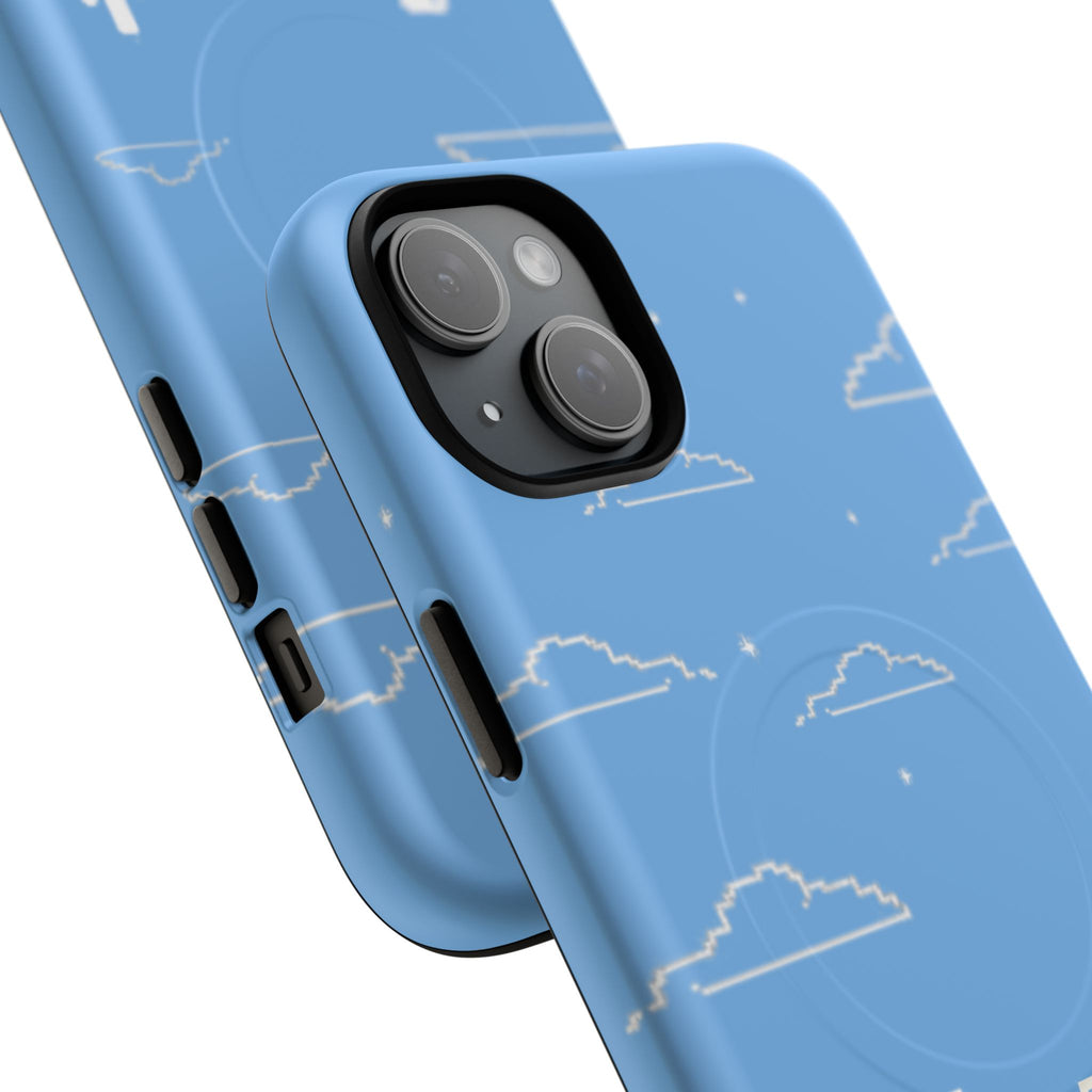 MEME004 iPhone Tough Magnetic Case — Pixel Runner Desert Design