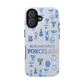 MEHIST004 Blue & White Porcelain Magnetic Tough Phone Case