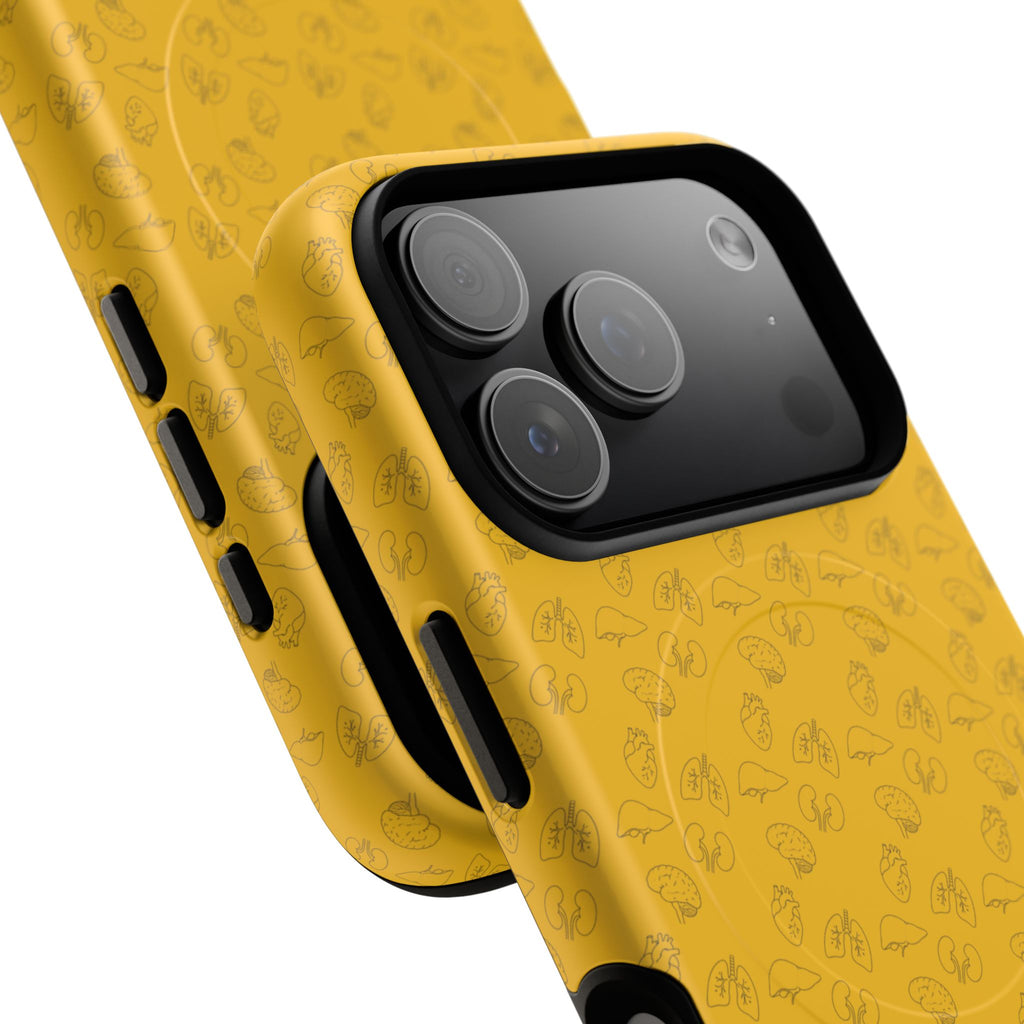 Magnetic Tough Phone Case — Clear Protective Case with Subtle Pattern