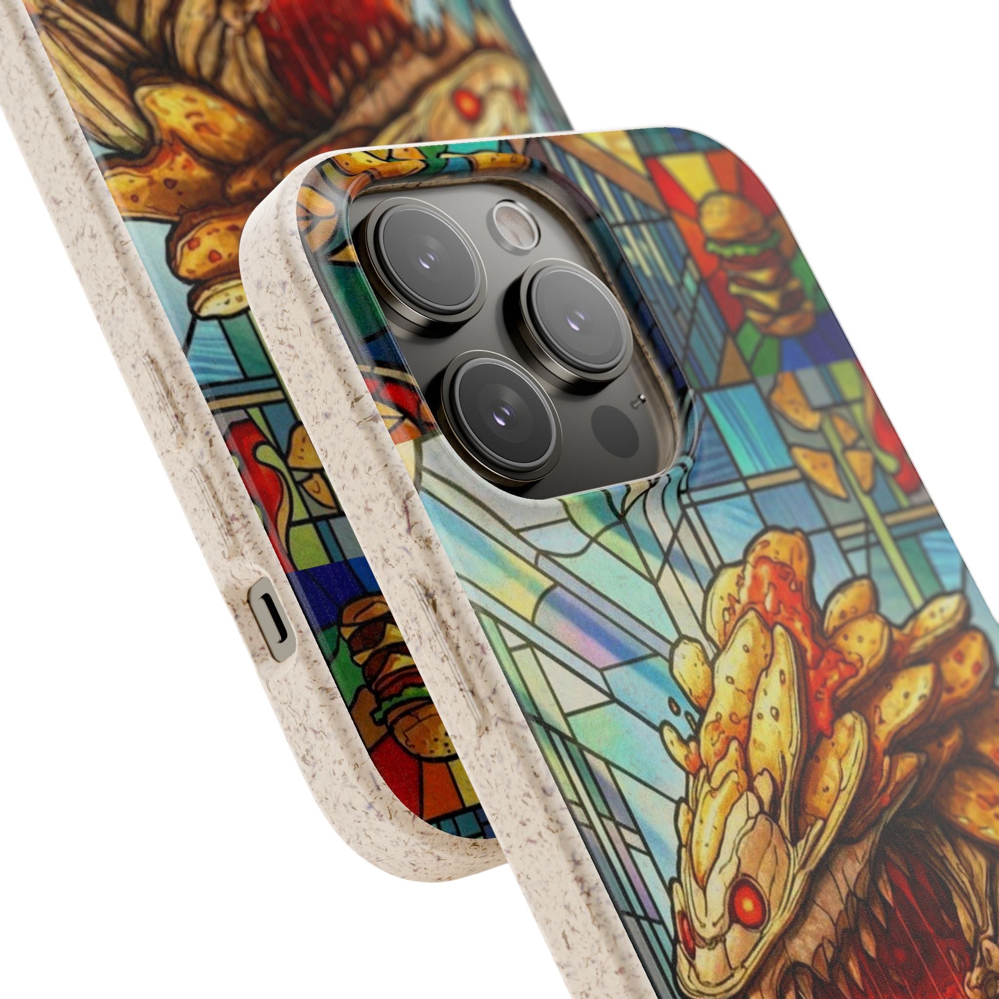 Special MOUMONS006 stained glass Biodegradable Phone Case