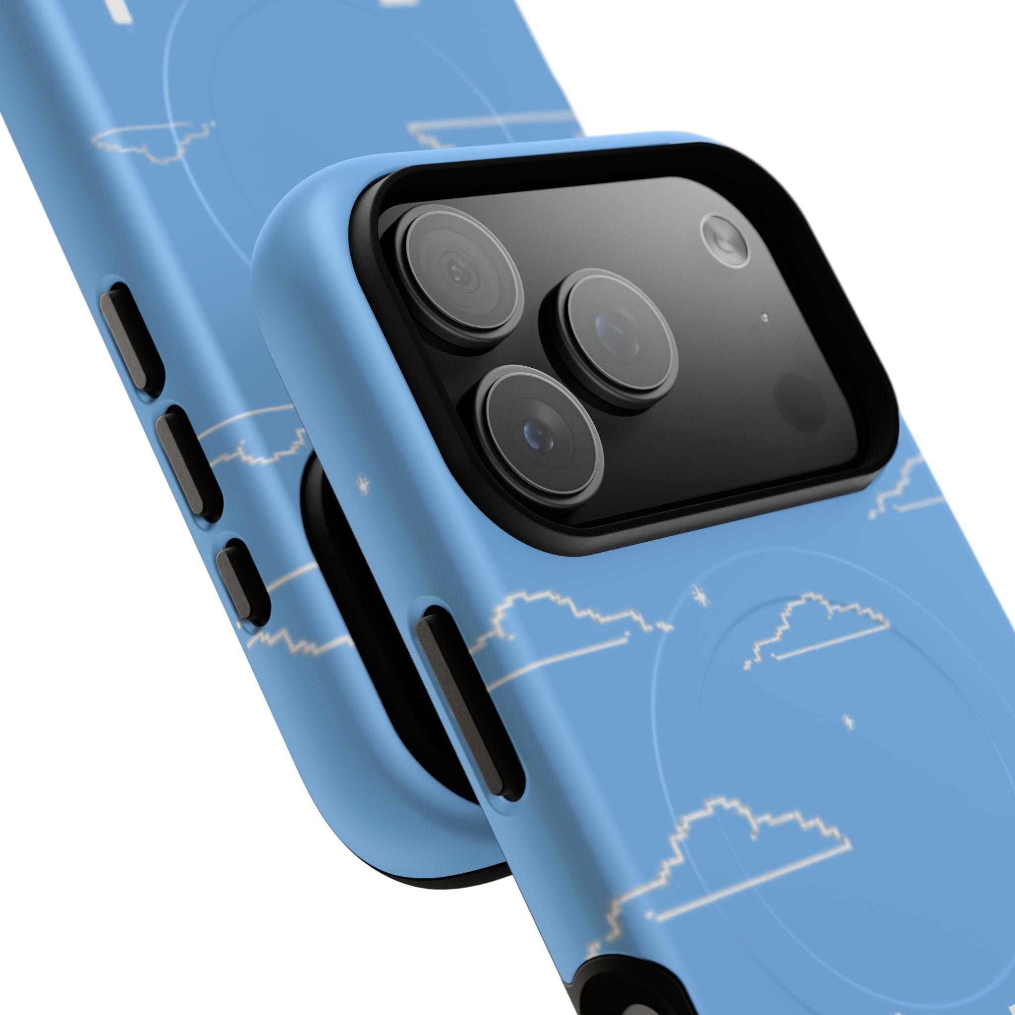 MEME004 iPhone Tough Magnetic Case — Pixel Runner Desert Design