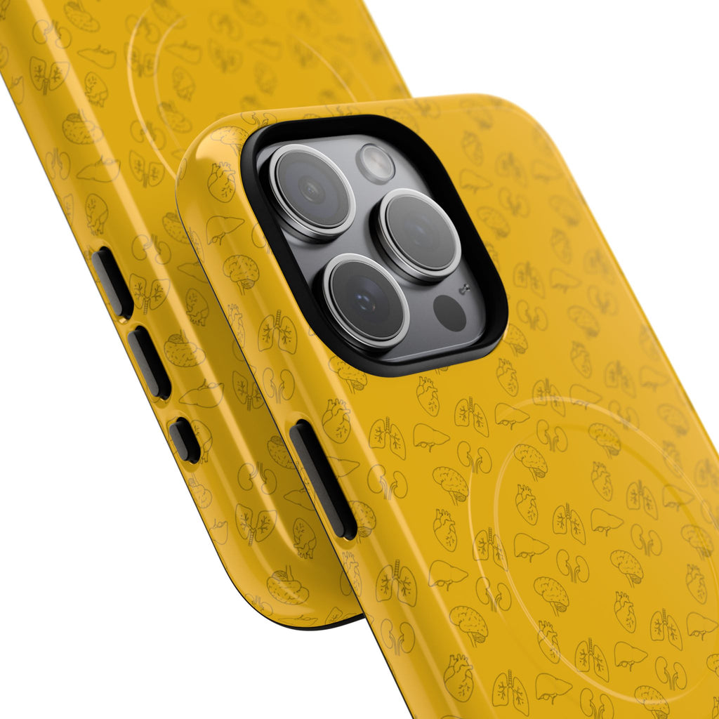 Magnetic Tough Phone Case — Clear Protective Case with Subtle Pattern