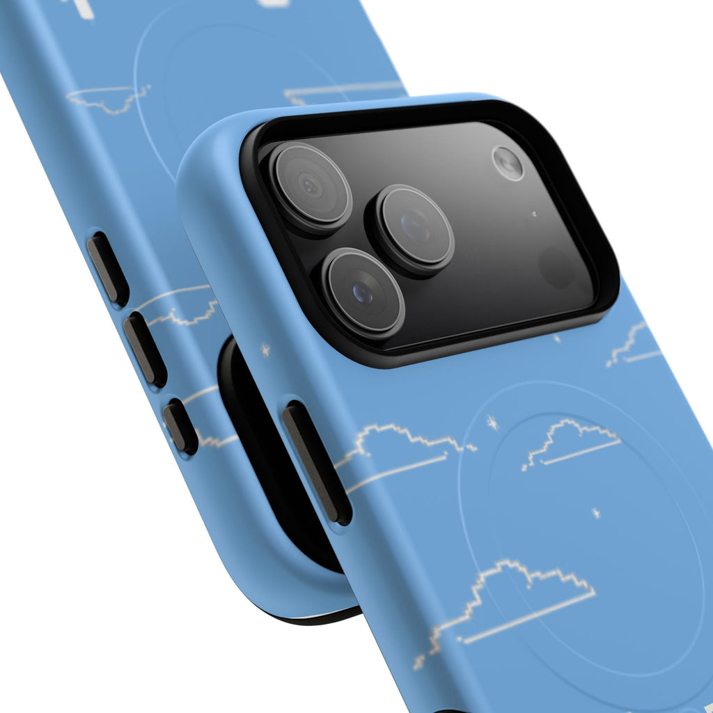 MEME004 iPhone Tough Magnetic Case — Pixel Runner Desert Design