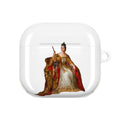 Royal Crest AirPod Case — Vintage Queen & Coat of Arms Protective Case